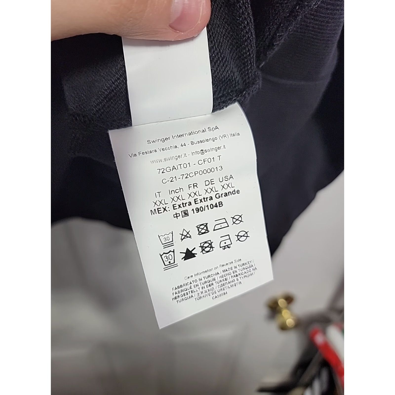 Versace Jeans Couture VERSACE JEANS COUTURE HOODIE BLACK 2XL Mens Logo Graphic Print Cotton Long Sleeve Casual Hoodie Size US XXL / EU 58 / 5 - 5 Thumbnail
