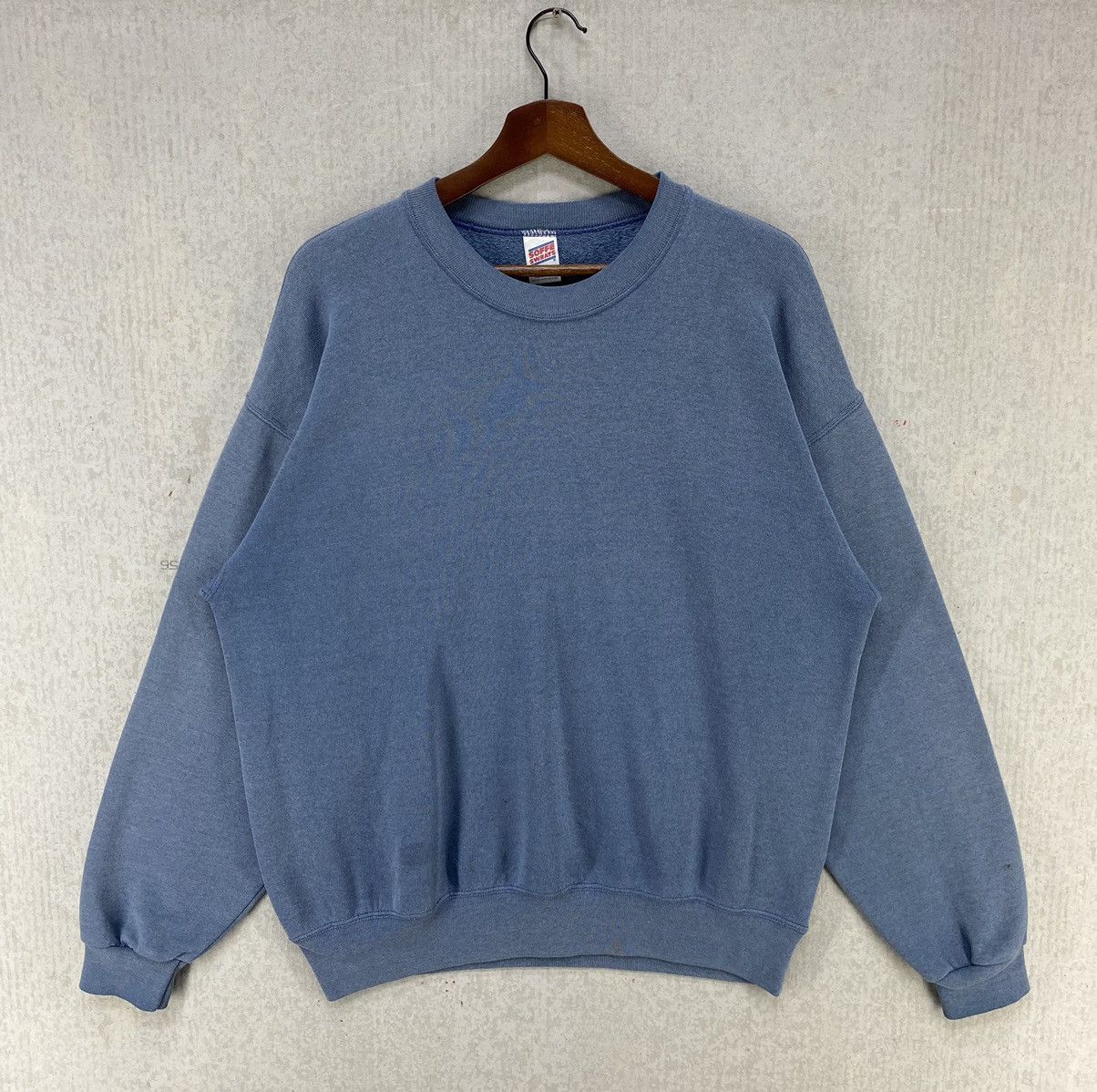 Vintage Vintage Plain Sweatshirt Soffe Sweat Tag Made In USA Size US L / EU 52-54 / 3 - 1 Thumbnail