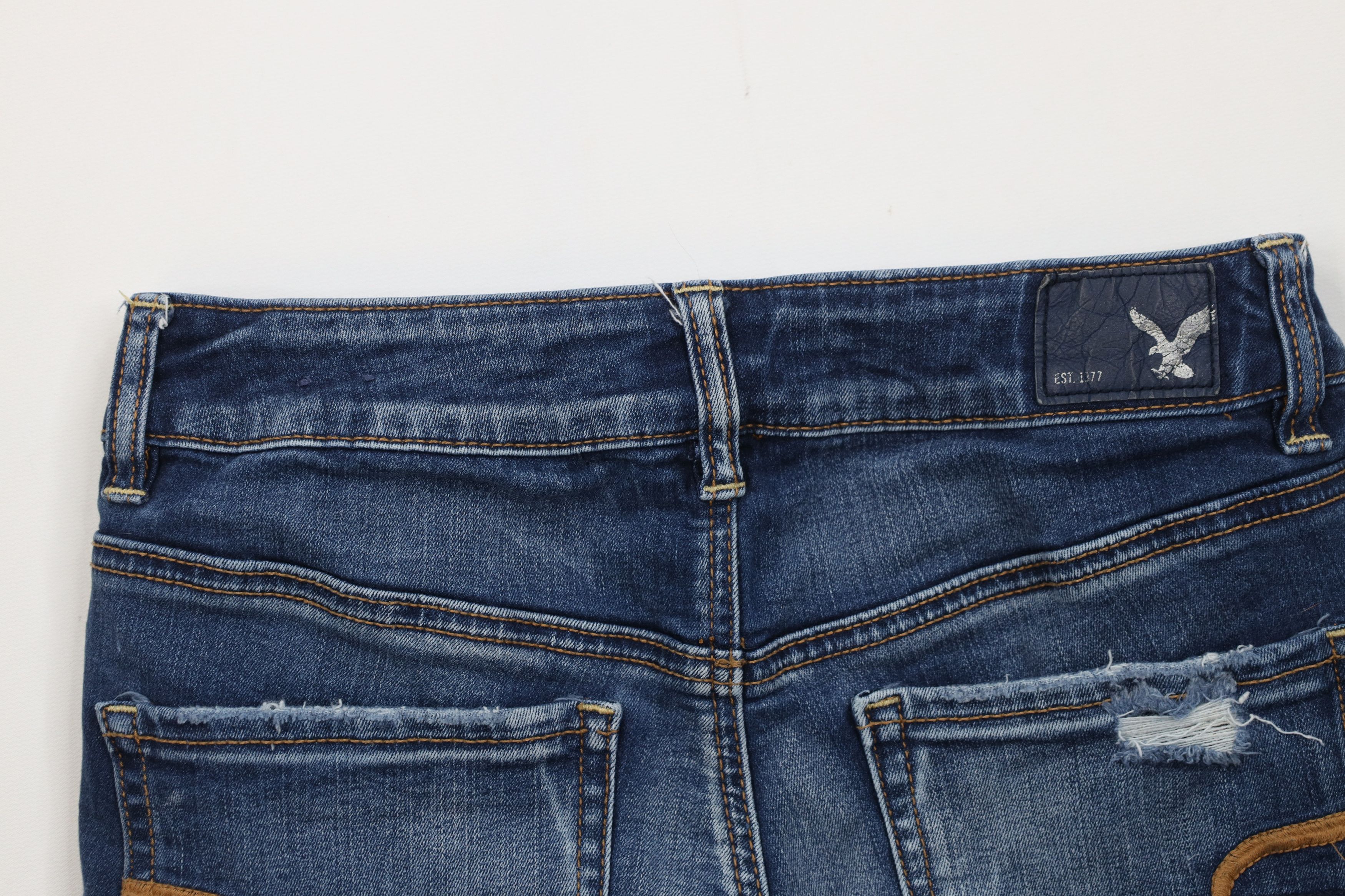 American Eagle Outfitters Vintage Y2K American Eagle Outfitters Shortie Micro Shorts Size 28" / US 6 / IT 42 - 11 Thumbnail