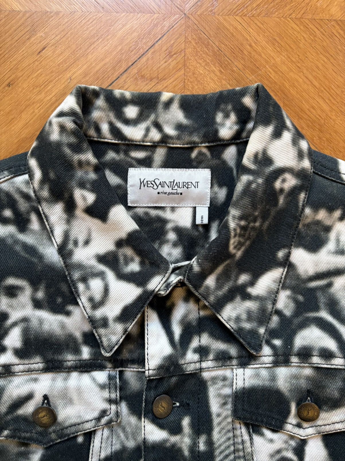 Saint Laurent Paris SS07 Woodstock Denim Jacket Size US S / EU 44-46 / 1 - 2 Thumbnail