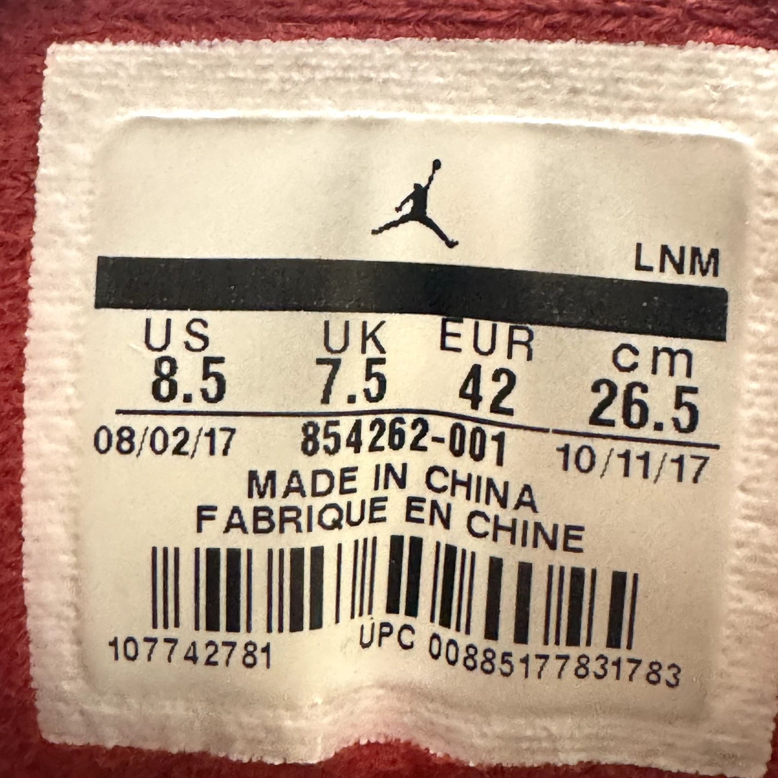 Jordan Brand × Nike Size 8.5 - Nike Air Jordan 3 Retro OG Black Cement 2018 Size US 8.5 / EU 41-42 - 7 Thumbnail