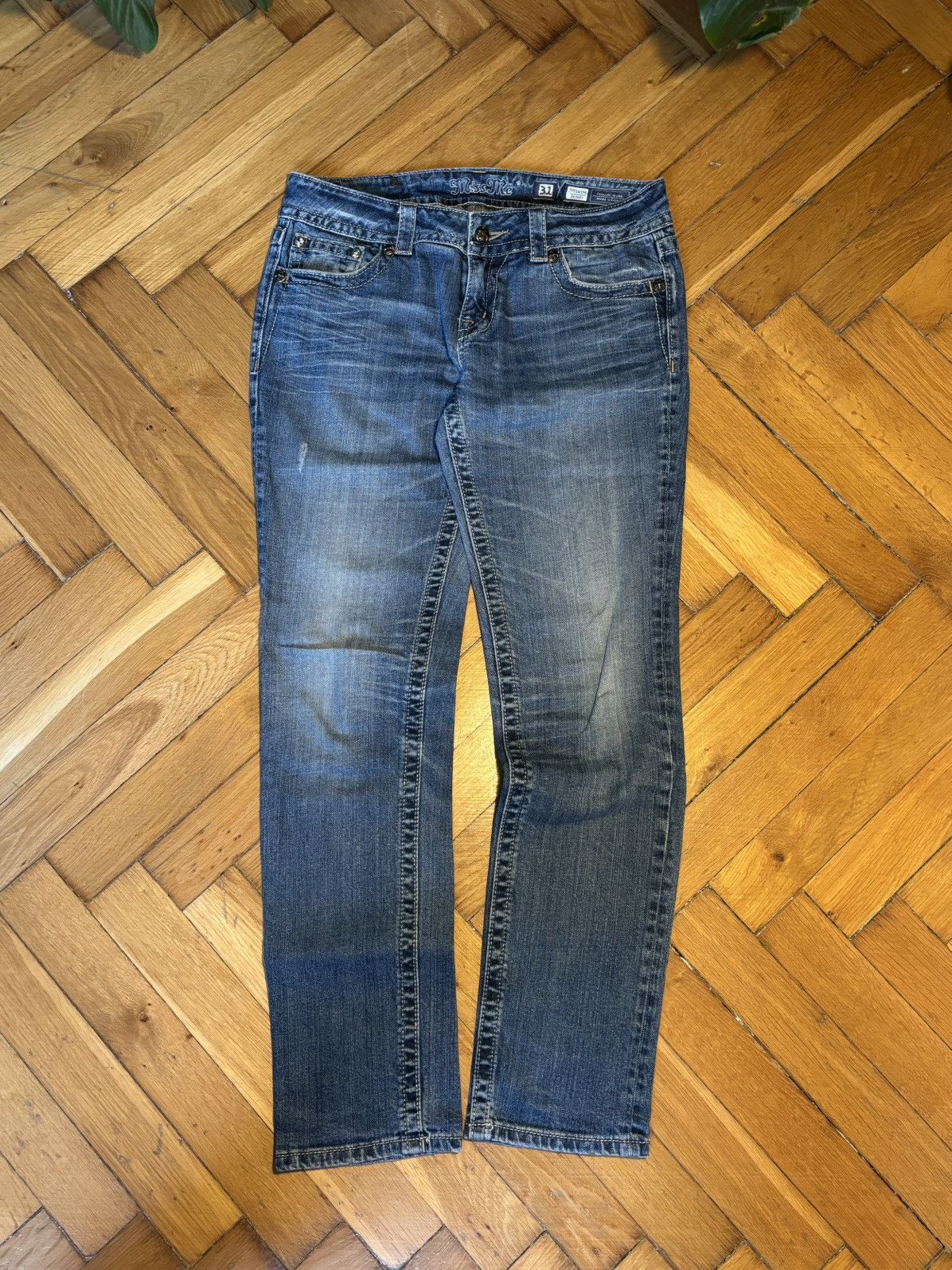 Miss Me Miss me jeans skinny 2000s goth punk skate grunge emo sk8 Size 31" - 10 Thumbnail