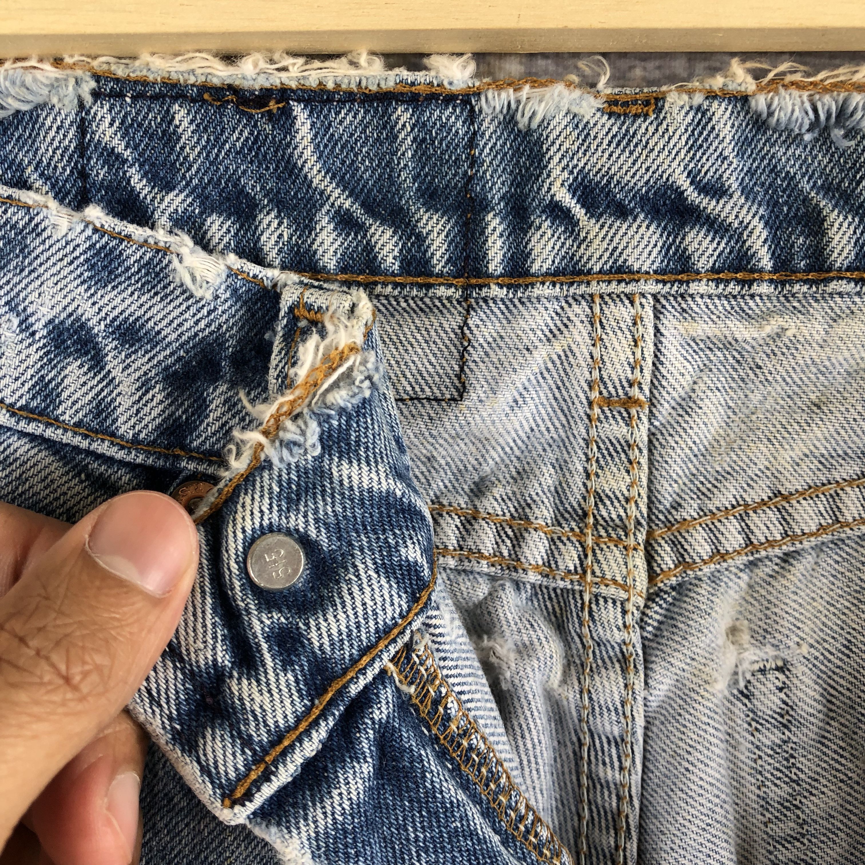 Levi's Vintage Levis Light Wash Jeans Levi's 515 Orange Tab Denim Size US 28 / EU 44 - 7 Thumbnail