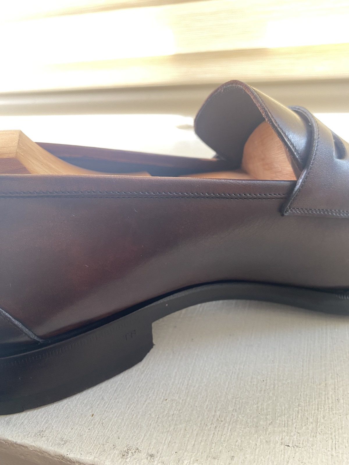 Tom Ford TOM FORD - Wessex Leather Penny Loafers - Dark brown Size US 9.5 / EU 42-43 - 5 Thumbnail