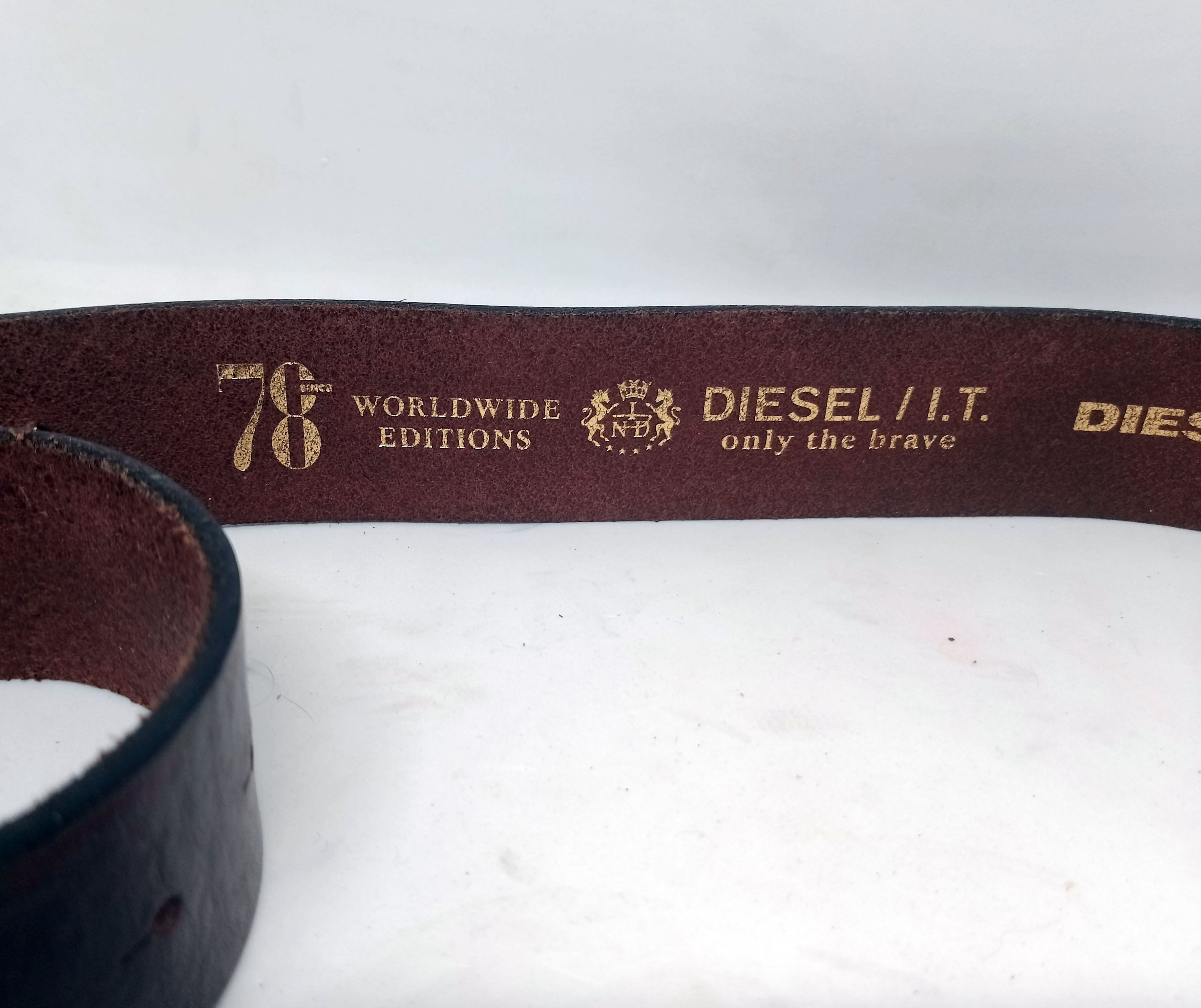 Diesel Diesel - Only The Brave Belt – Size 100/40 – Large Buckle Size 40 - 7 Thumbnail
