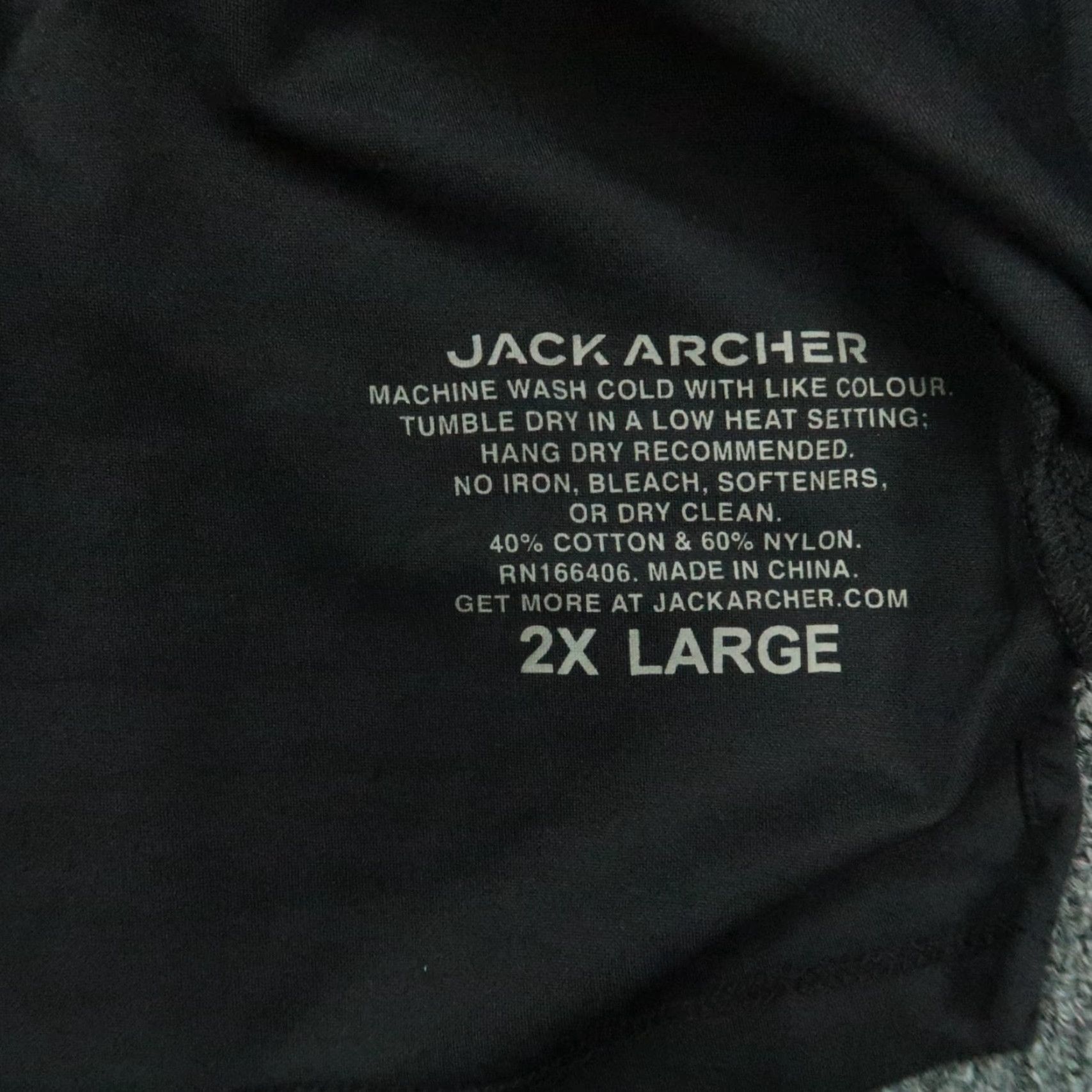 Vintage Jack Archer Shirt Mens XXL Black Performance Tech Polo Short Sleeve Size US XXL / EU 58 / 5 - 3 Thumbnail