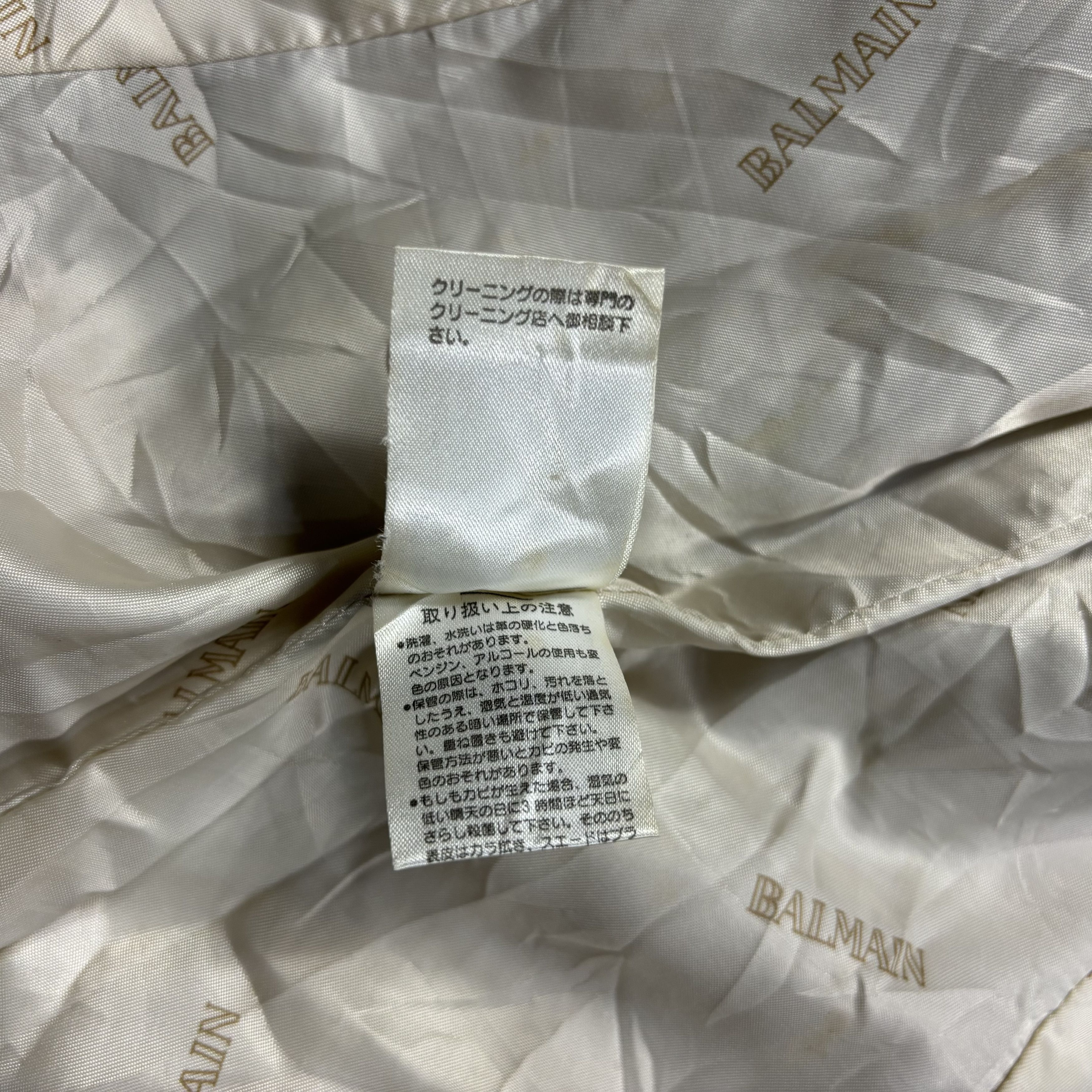 Balmain Vintage balmain leather jacket Size S / US 4 / IT 40 - 10 Thumbnail