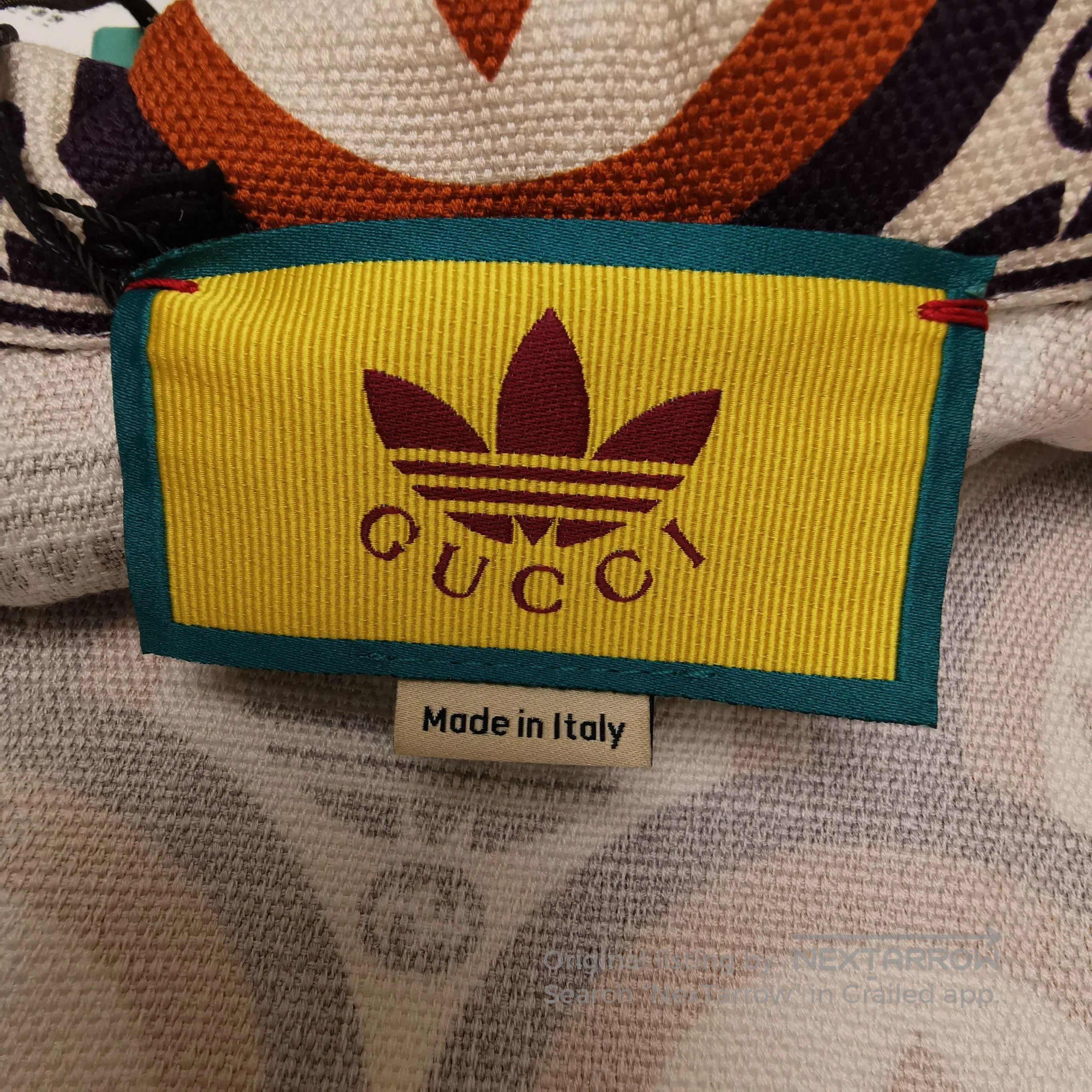 Gucci Gucci x adidas XS Collab Trefoil Print Shirt. Size XS / US 0-2 / IT 36-38 - 3 Thumbnail