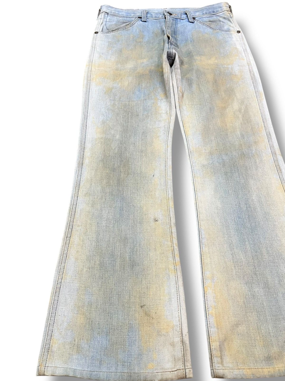 Wrangler Vintage Wrangler Flare Bootcut Mudwash Faded Denim Size US 31 - 3 Thumbnail