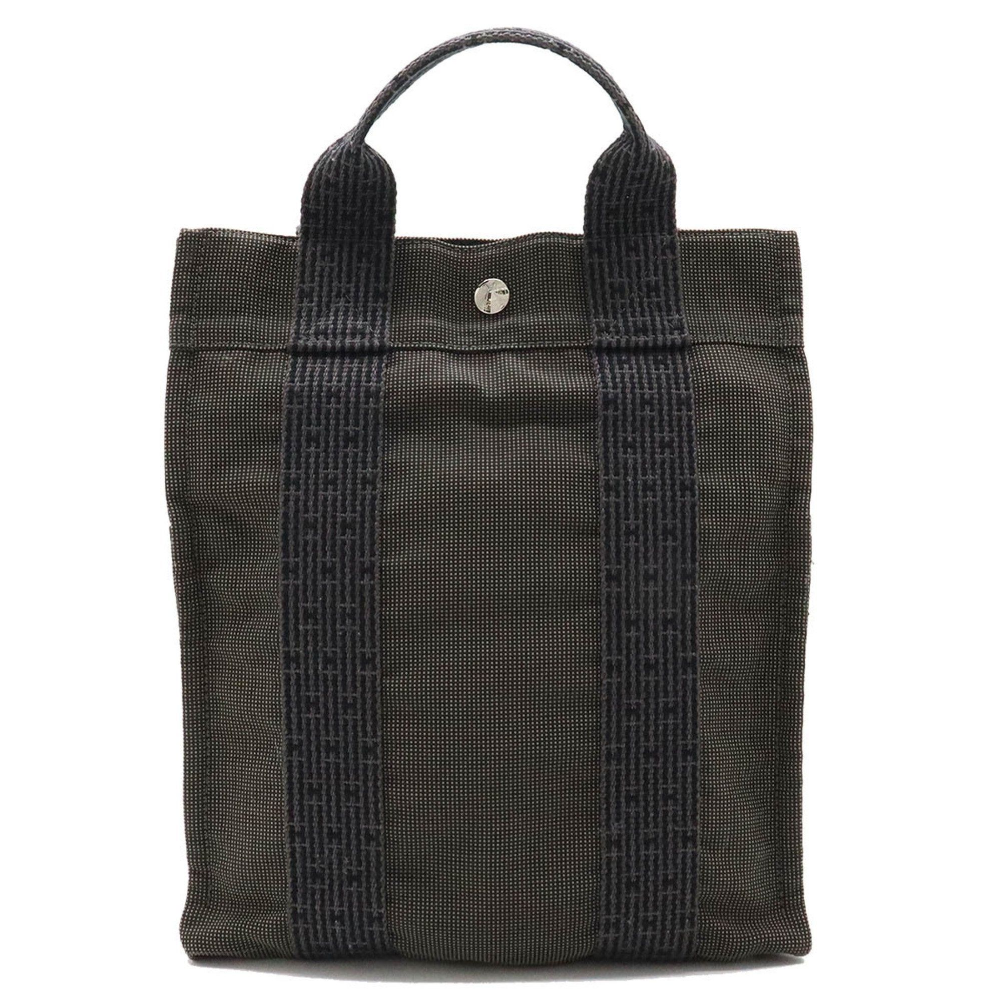 image of Hermes Air Line Sacado Pm Rucksack Backpack Shoulder Bag Canvas Grey, Women's