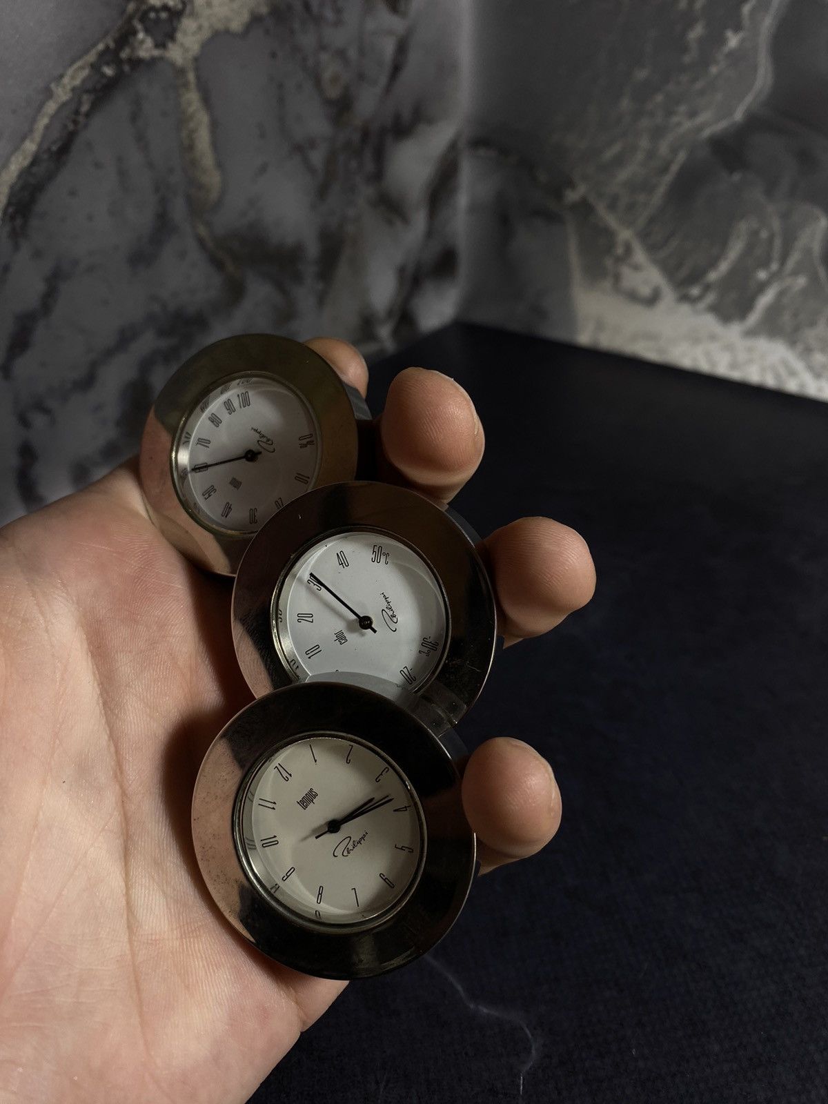 Jewelry × Vintage Vintage Desk Clock Set – Timeless Elegance ⏳ Japanese Brand Size ONE SIZE - 21 Thumbnail