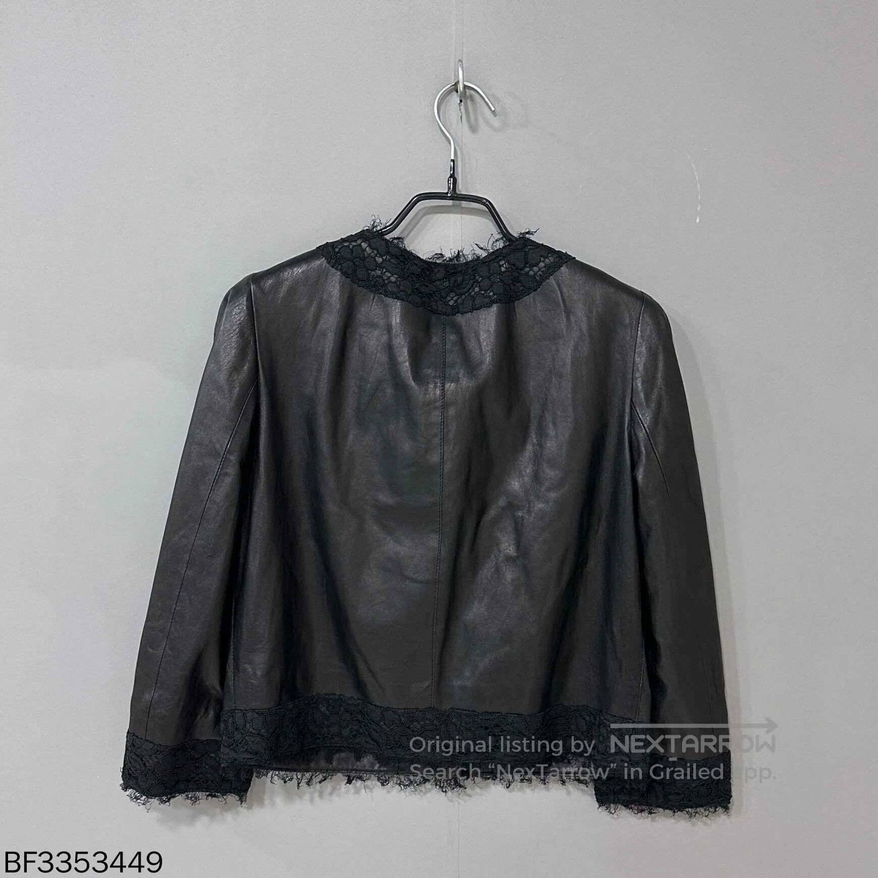 Dolce & Gabbana Dolce & Gabbana Lace Leather Jacket. Size S / US 4 / IT 40 - 3 Thumbnail