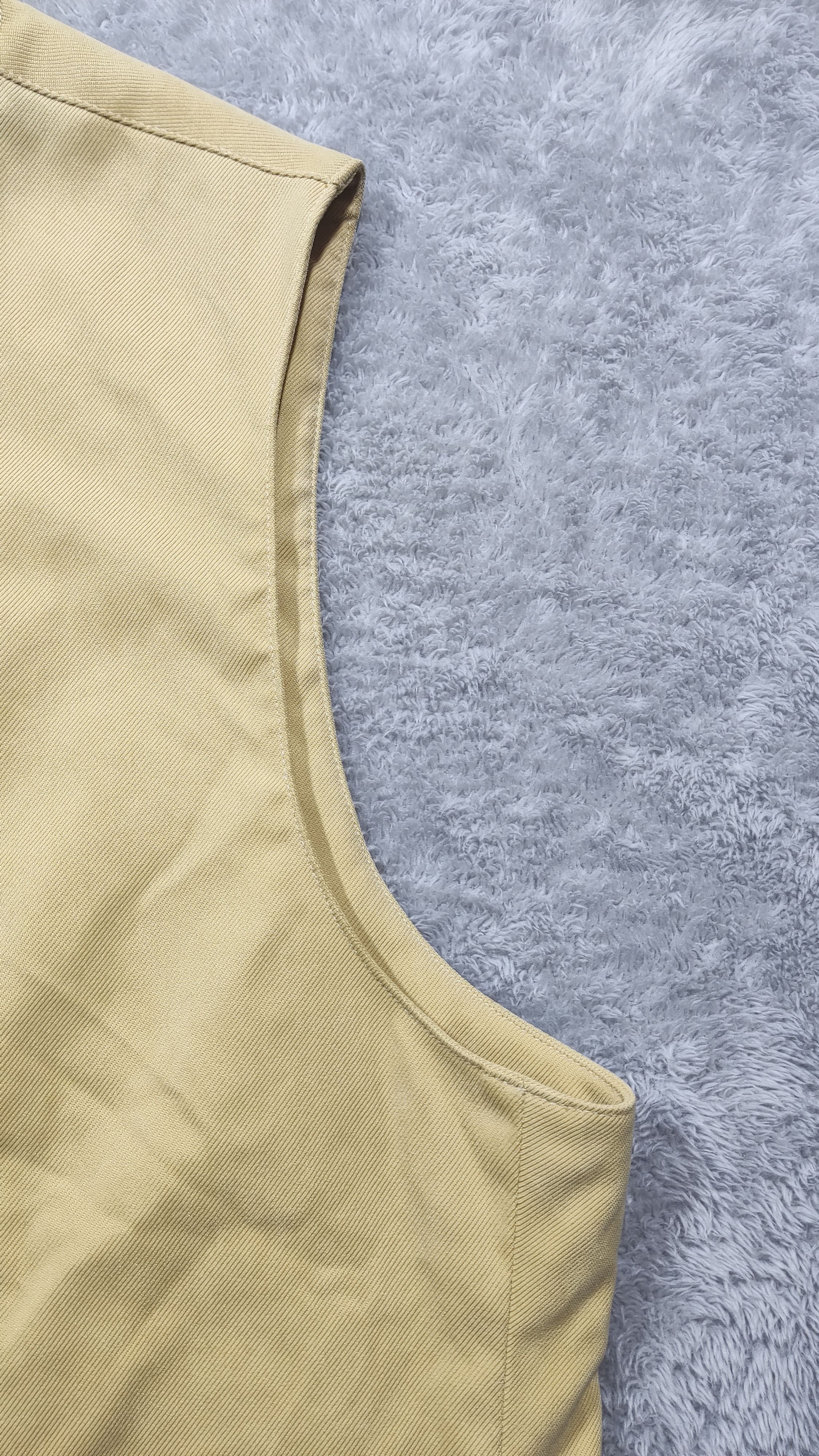 Designer × Hermes HERMES BEIGE BUTTON-UP VEST – MADE IN FRANCE Size US S / EU 44-46 / 1 - 5 Thumbnail