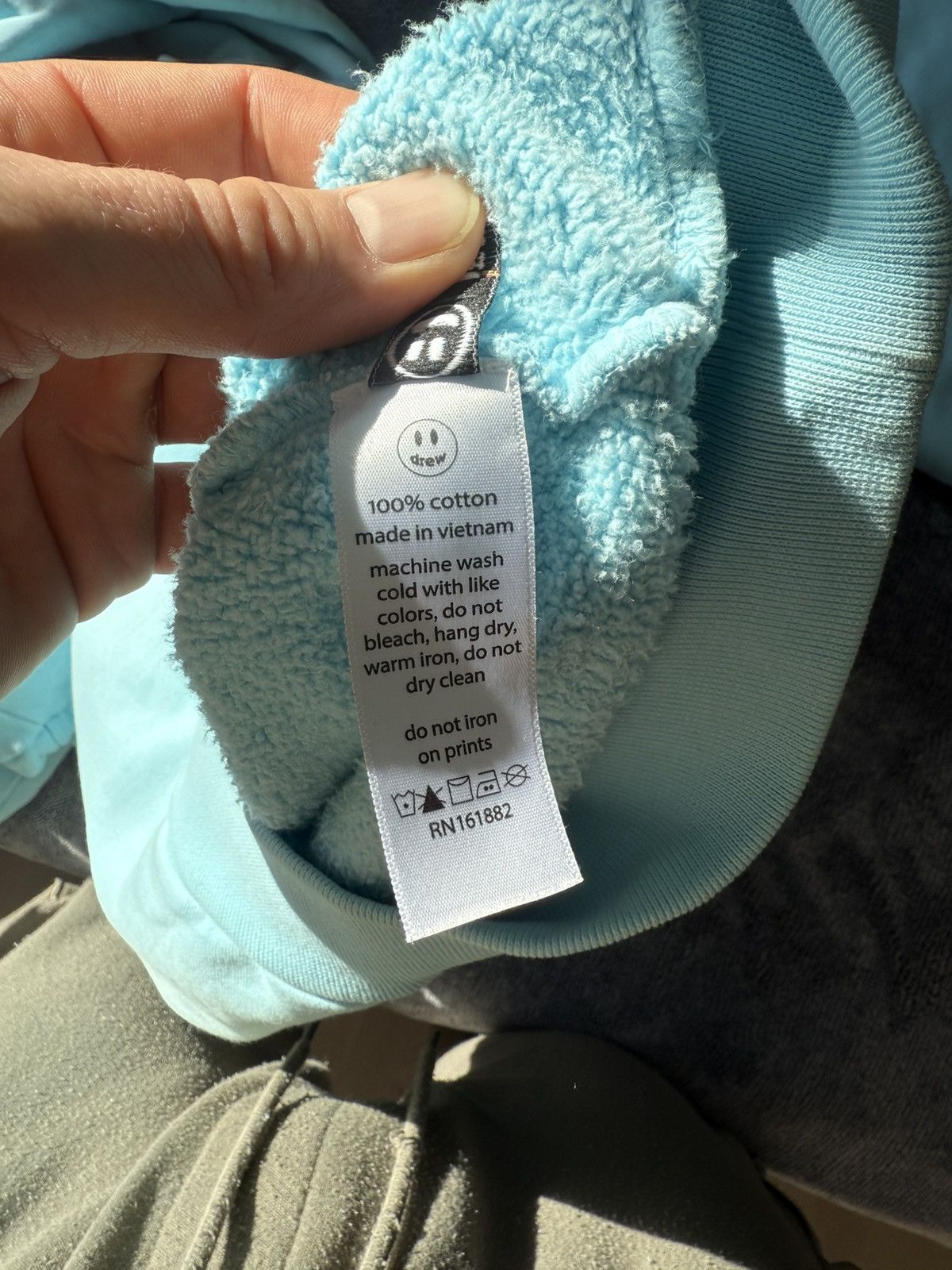 Drew House SECRET HOODIE SEA BLUE Size US XL / EU 56 / 4 - 8 Thumbnail