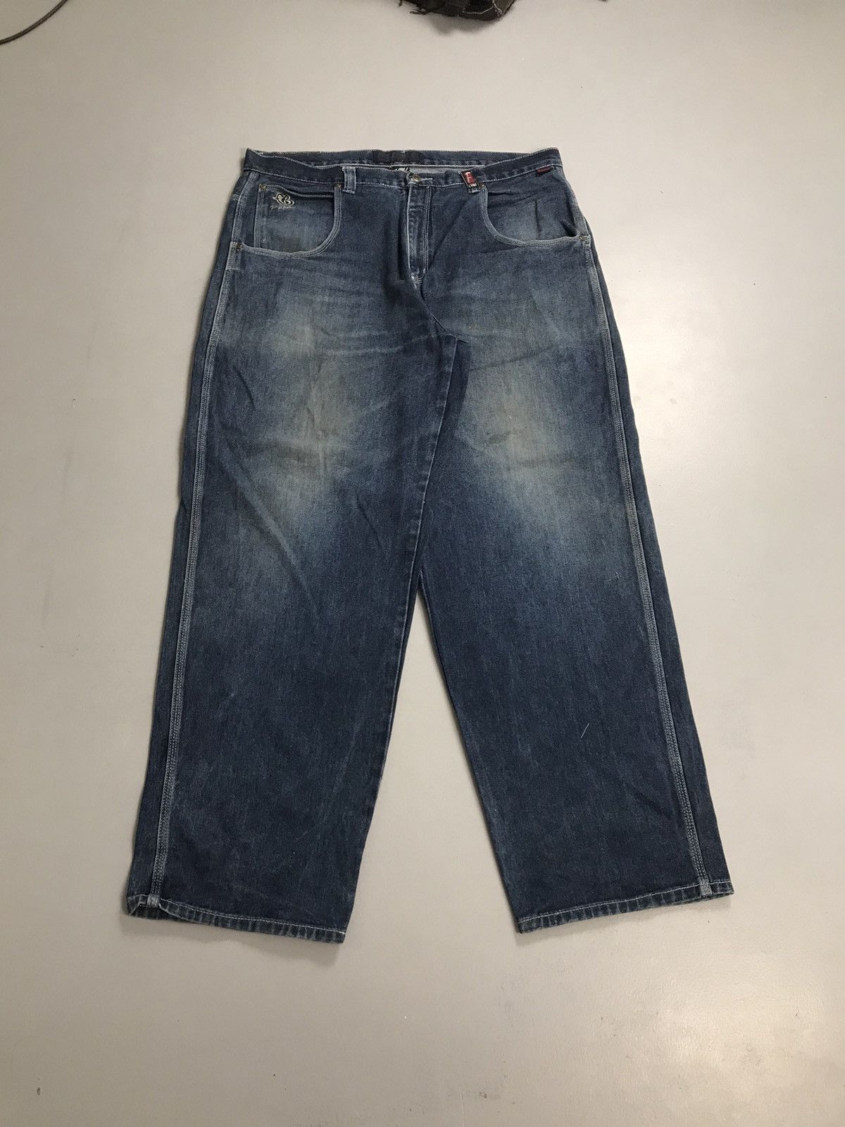 Fubu Vintage fubu embroidered baggy denim Size US 42 / EU 58 - 2 Thumbnail