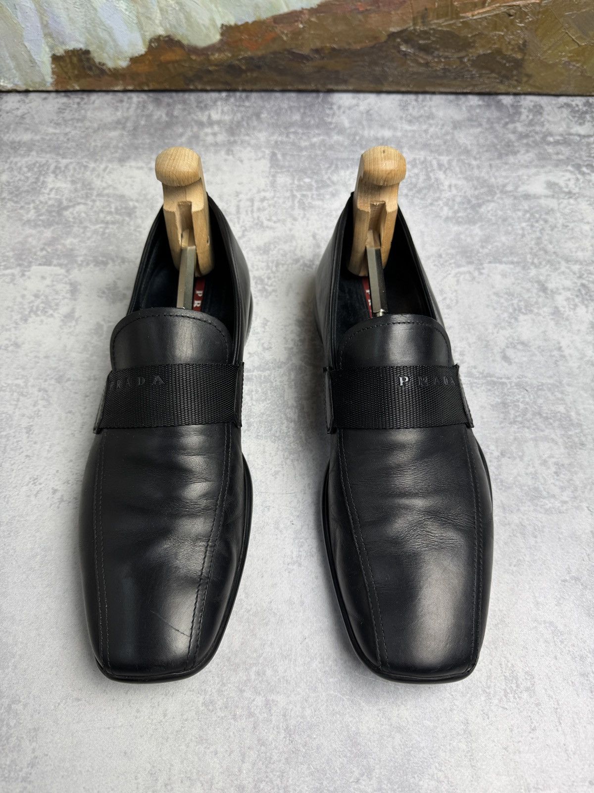Prada Square Toe Loafers | Grailed