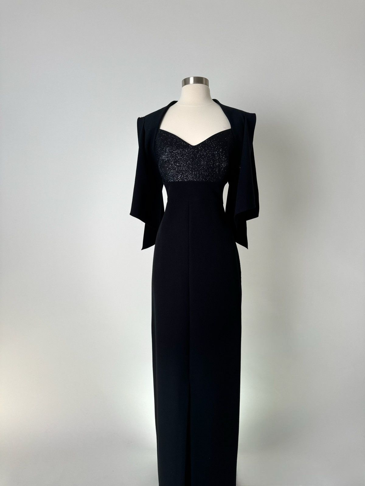 Other Brand New US 14 Safiyaa Maxi Evening Dress in Black Color Size XL / US 12-14 / IT 48-50 - 2 Thumbnail