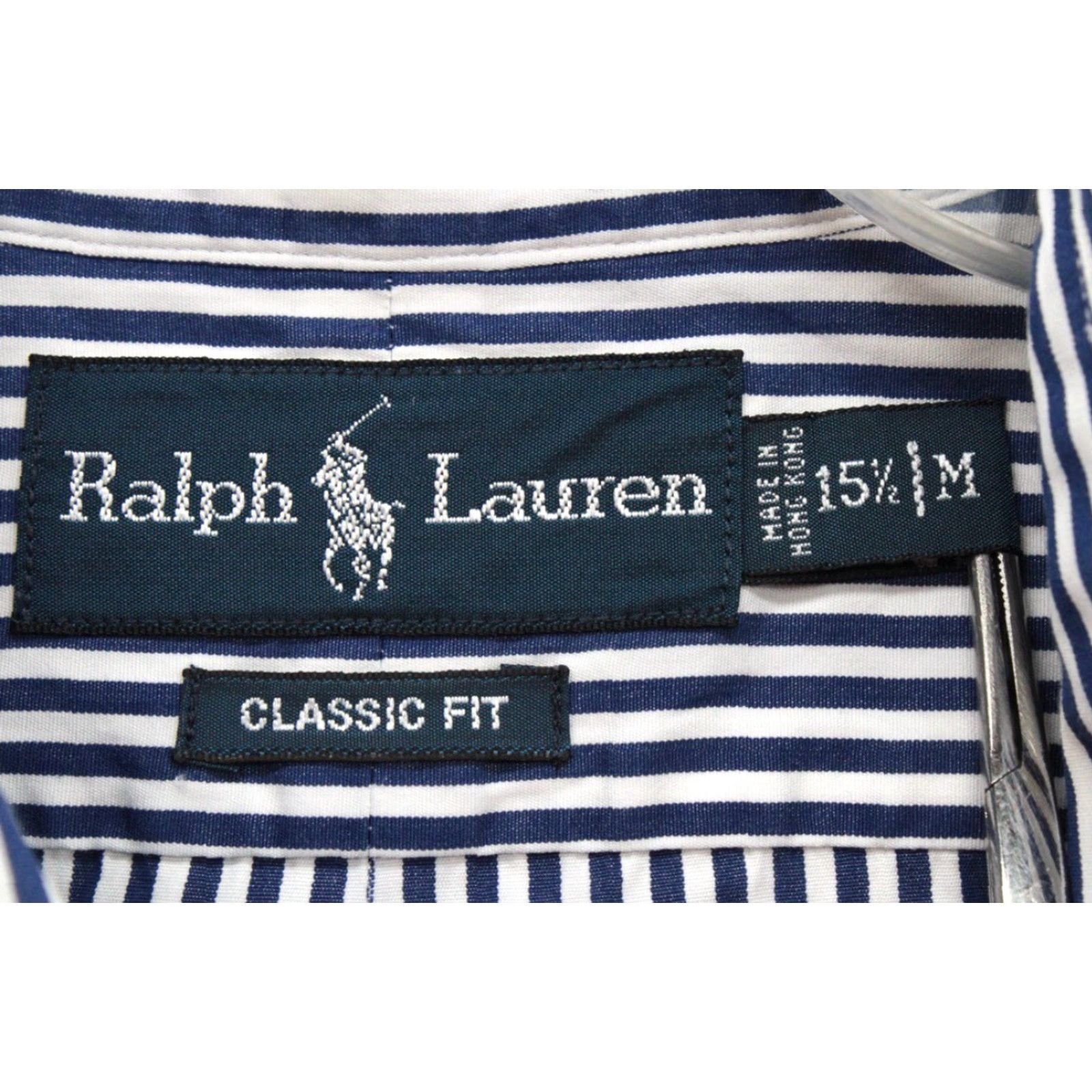 Ralph Lauren VINTAGE Ralph Lauren Shirt Men’s M Blue White Striped Long Sleeve Preppy Logo Size US M / EU 48-50 / 2 - 4 Thumbnail