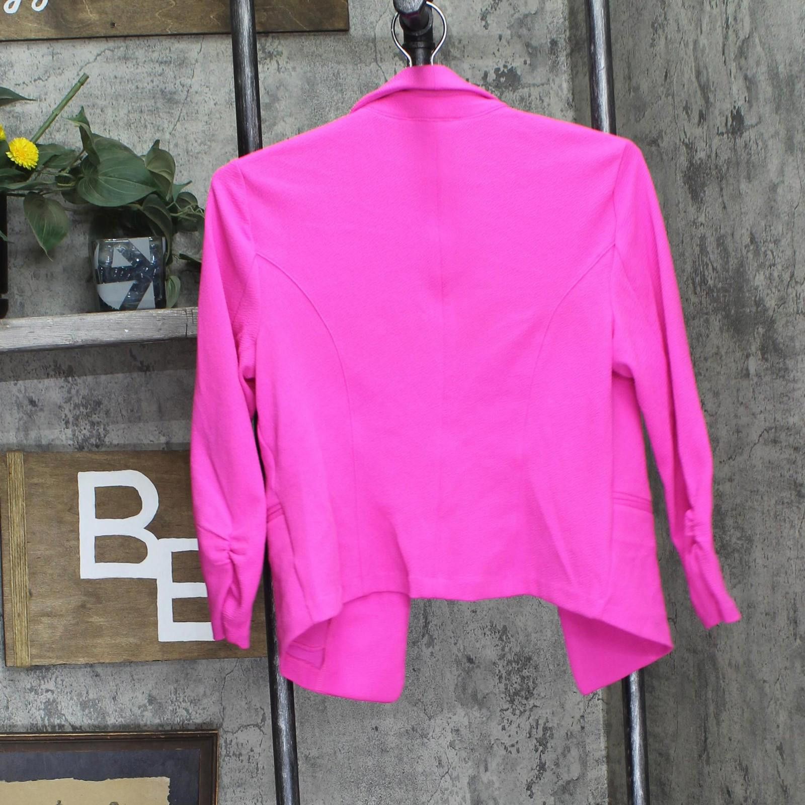 Bar III Nwt Bar Iii Shawl-collar Blazer Jacket Pinkadelic Pink Ps Size S / US 4 / IT 40 - 2 Thumbnail