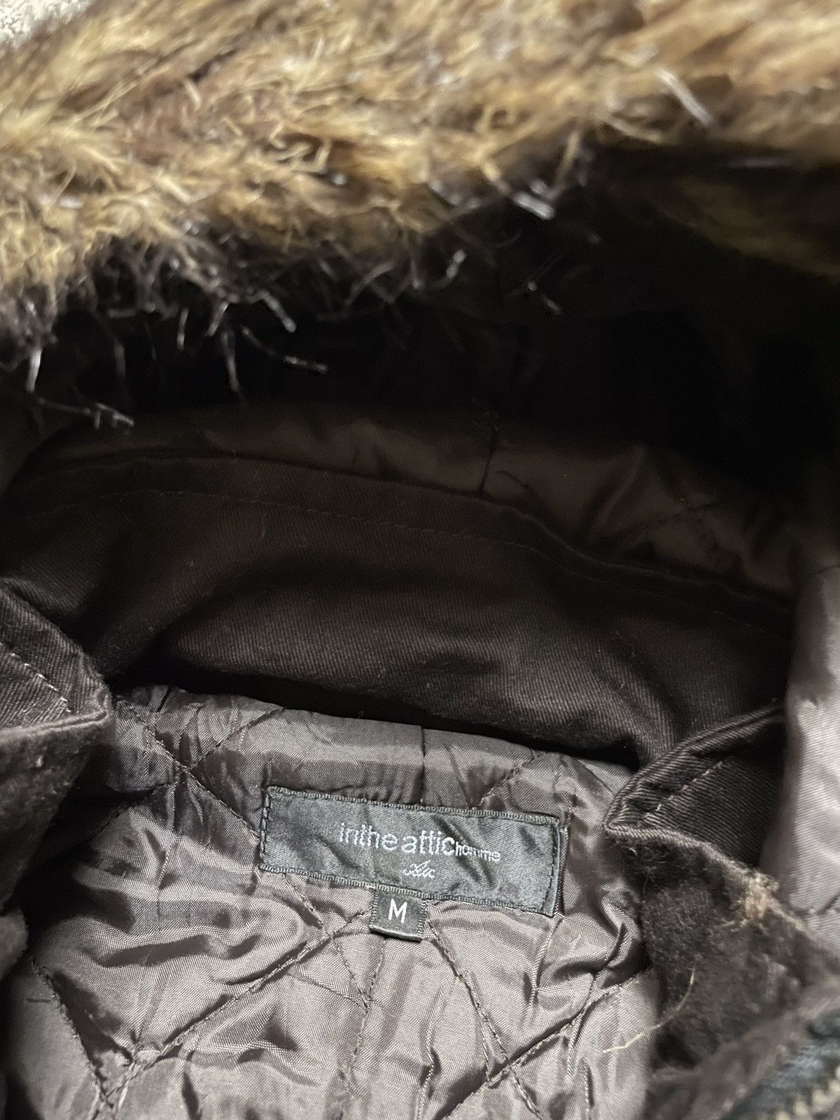 In The Attic In The Attic Fur Hooded Parka Jacket Vkei Style Size US M / EU 48-50 / 2 - 6 Thumbnail