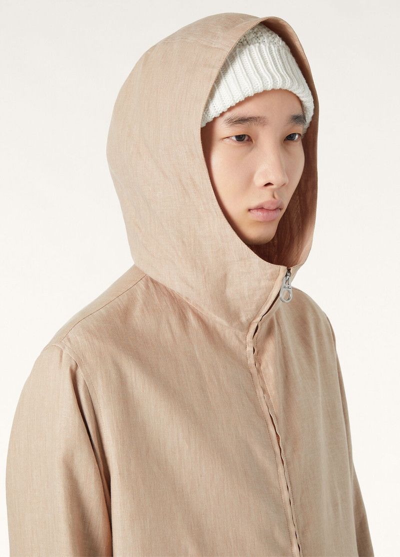 Loro Piana o1w1db10226 FAP0615 Dennis Blouson Jacket in Beige Size US XL / EU 56 / 4 - 3 Thumbnail