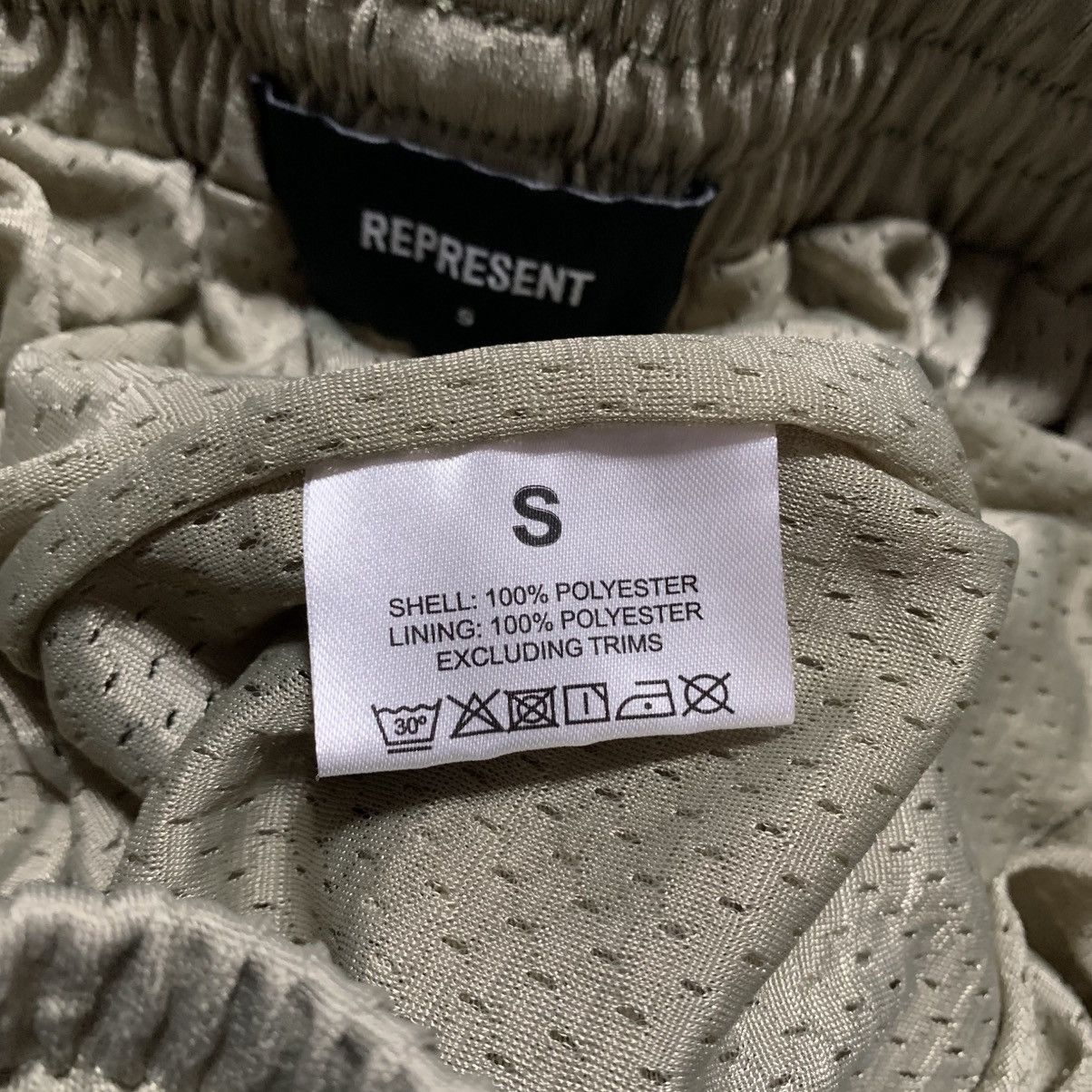 Represent Clo. Represent Small Shorts Owners Club Mesh Khaki Green Bottoms Size US 30 / EU 46 - 7 Thumbnail
