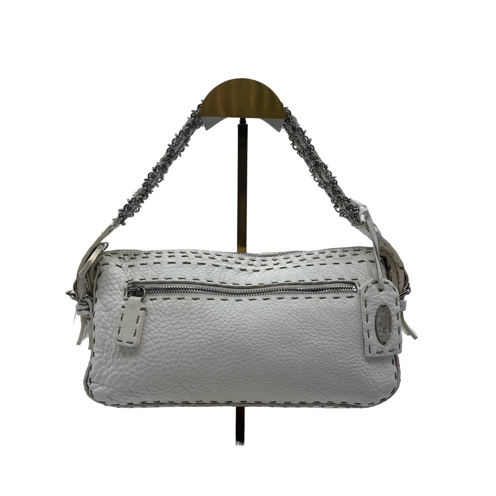 Fendi Vintage Rare 00s Fendi Chain Strap Shoulder Hang Bag Grailed