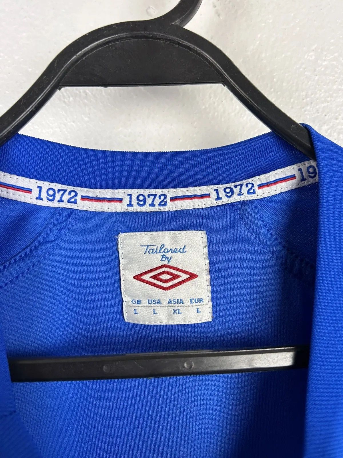 Umbro Vintage Umbro Glasgow Rangers 2011/12 Home Kit Soccer Jersey Size US L / EU 52-54 / 3 - 9 Thumbnail