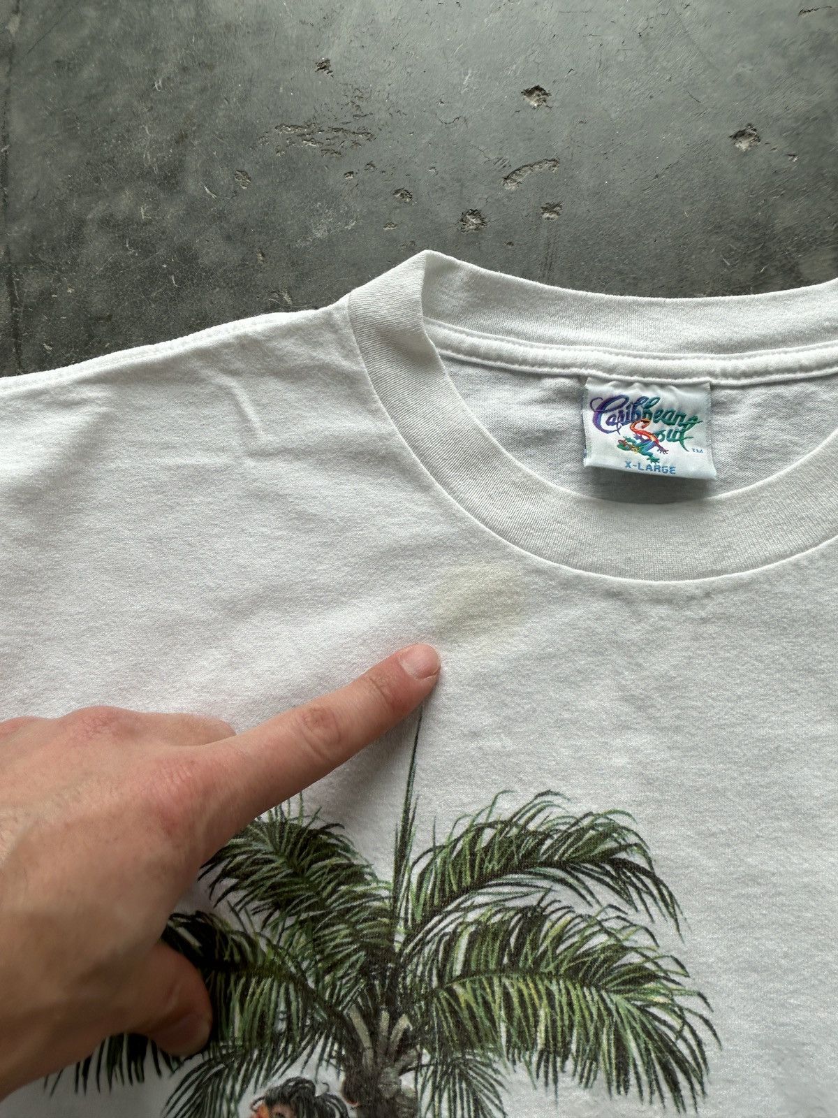 Vintage Vintage 90s Margaritaville Graphic Tee Double Sided Size US XL / EU 56 / 4 - 7 Thumbnail