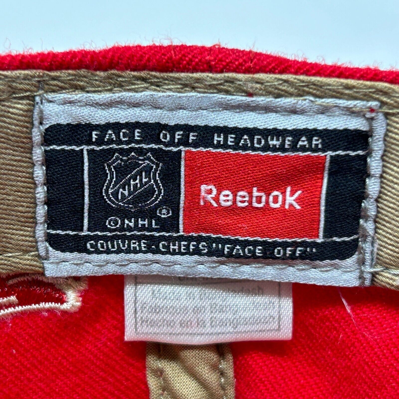 Reebok Detroit Red Wings Script Wool Hat Baseball Cap Red Reebok Size ONE SIZE - 8 Thumbnail