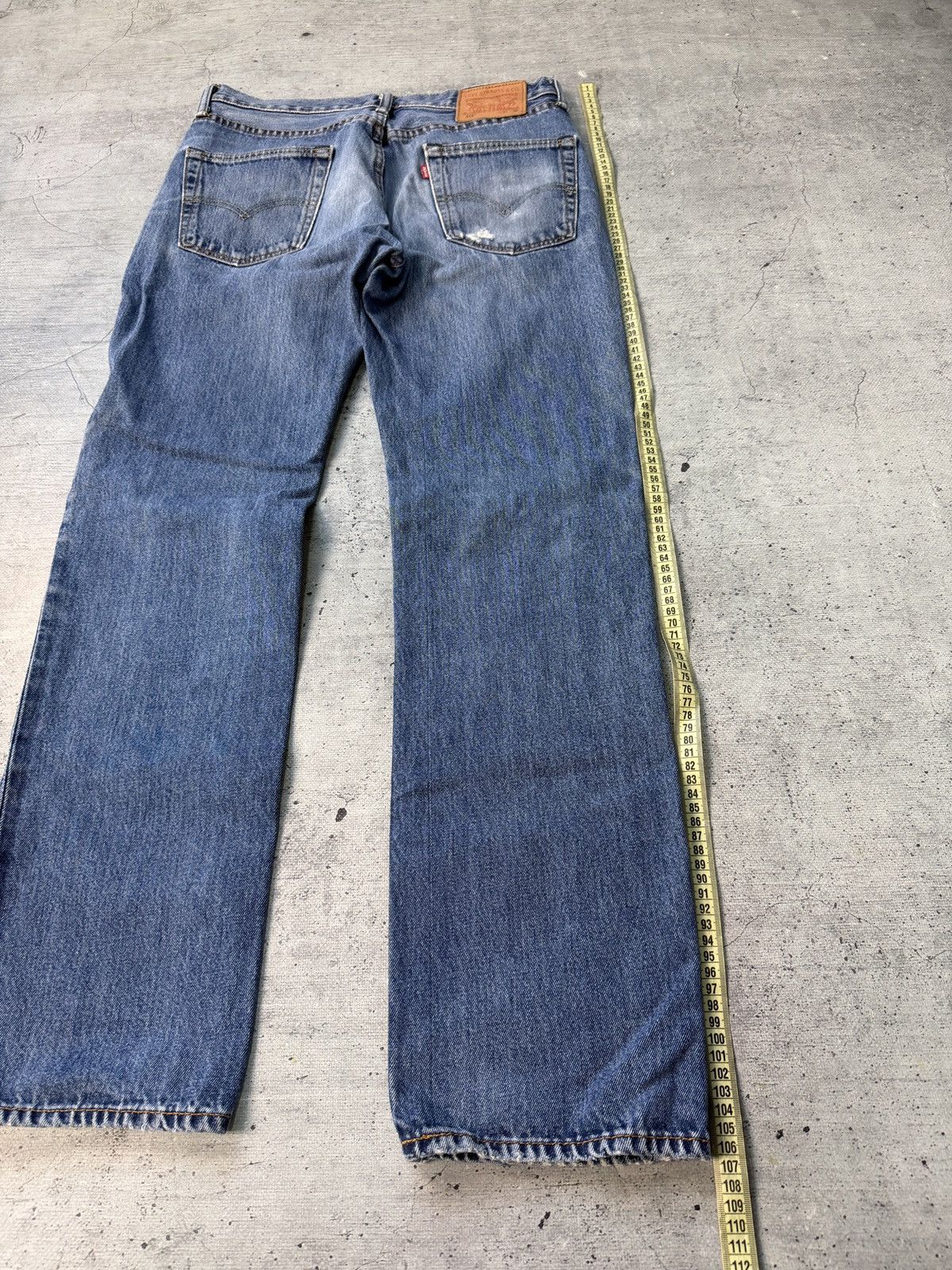 Levi's Vintage 514 Levis Jeans Distressed Made in Usa 31x32 Size US 31 - 6 Thumbnail