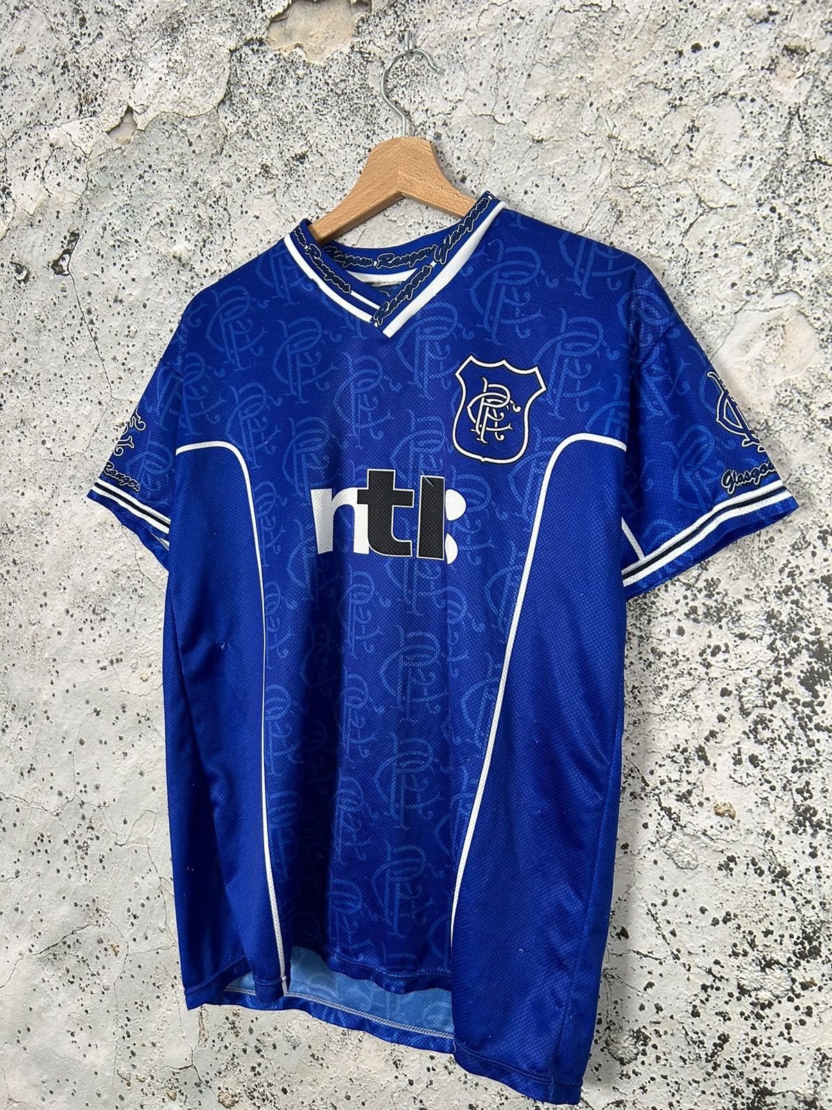 Vintage Vintage Glasgow Rangers 90s Fan Football Soccer Jersey Size US M / EU 48-50 / 2 - 2 Thumbnail