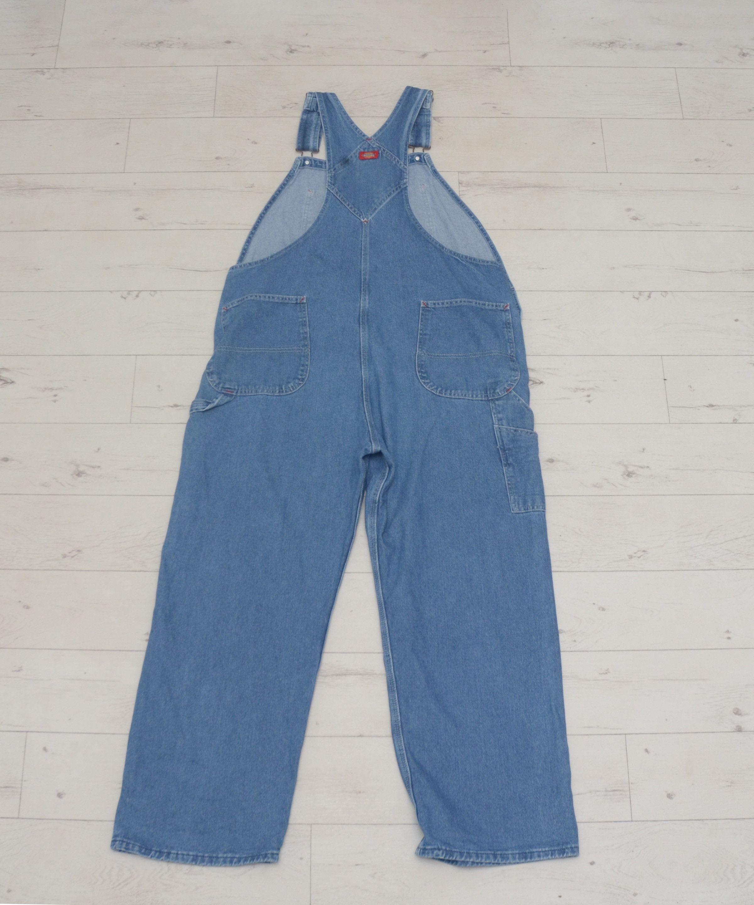 Dickies Men's Dickies Stonewashed Indigo Blue Bib Overalls 40x30 Size US 40 / EU 56 - 7 Thumbnail
