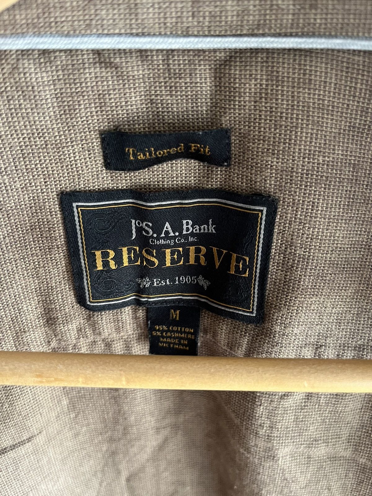 Jos. A. Bank Joseph A Bank Reserve Cashmere Button Up Plaid Flannel Cozy Size US M / EU 48-50 / 2 - 3 Thumbnail