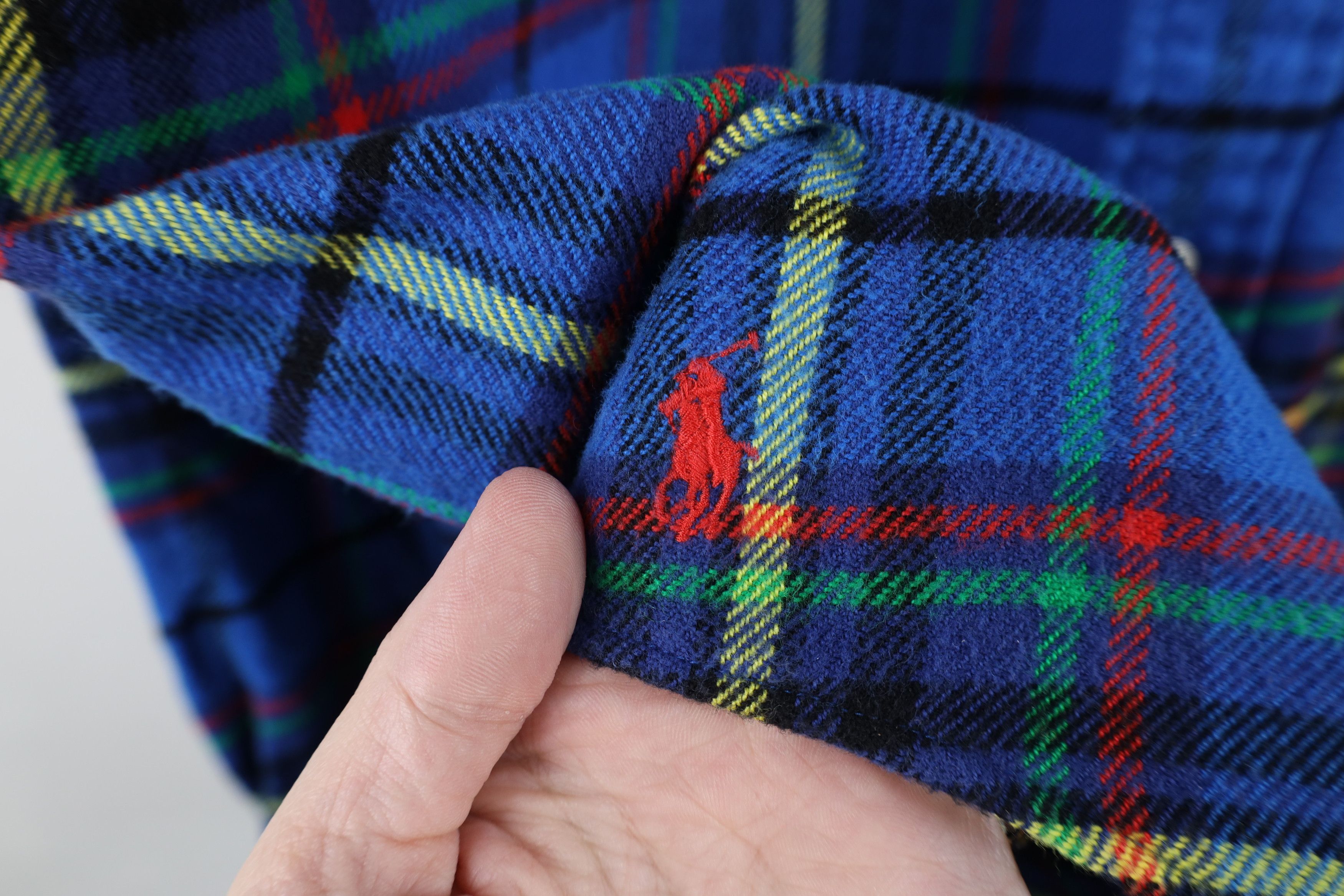 Ralph Lauren Vintage Ralph Lauren Plaid Flannel Collared Button Shirt Size US L / EU 52-54 / 3 - 4 Thumbnail