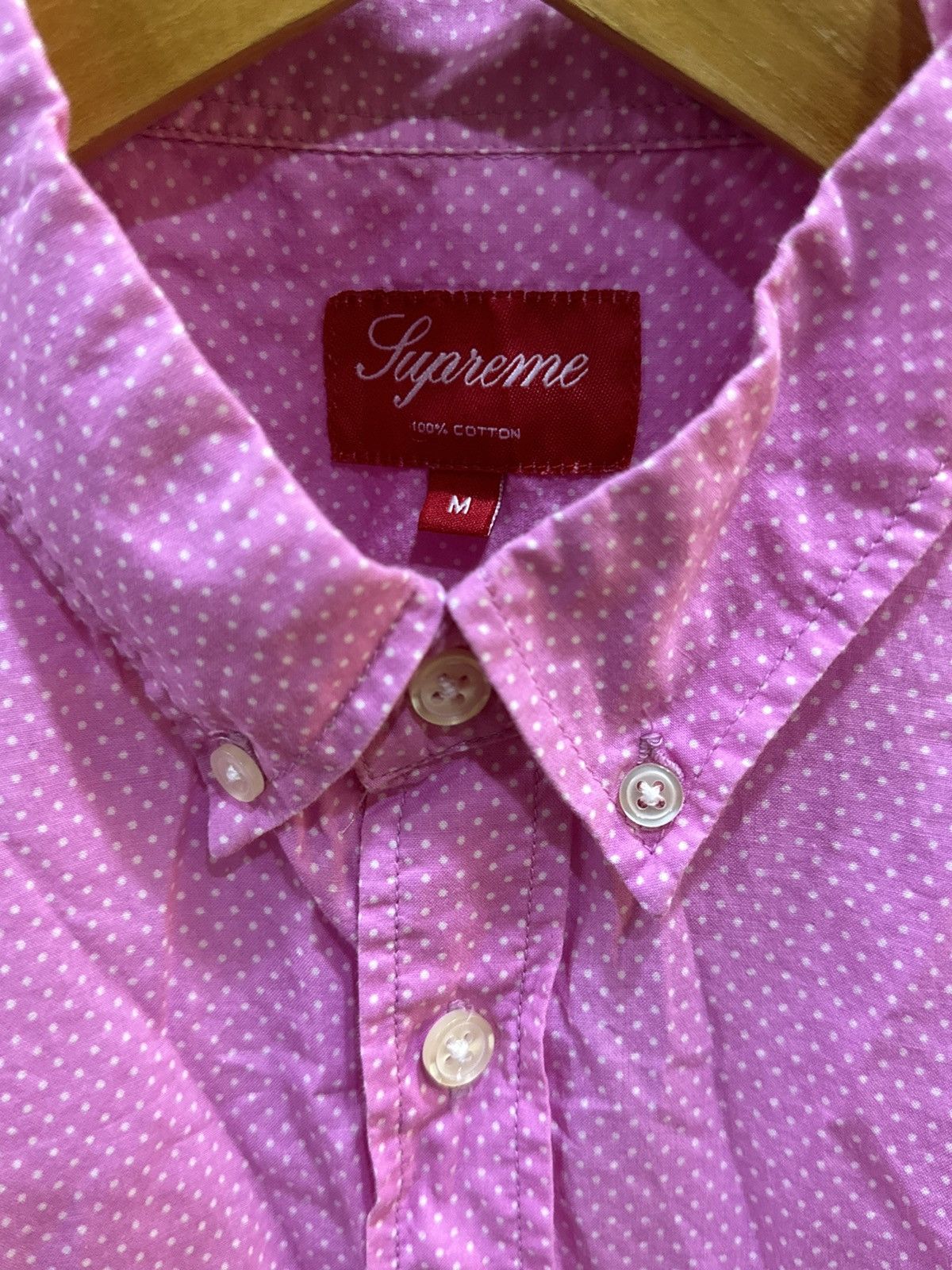 Supreme SS13 Supreme Polka Micro Dot Western Shirt Size US M / EU 48-50 / 2 - 5 Thumbnail