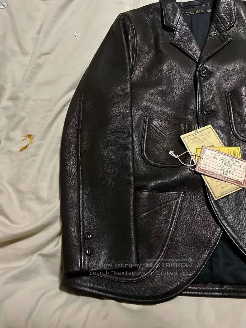 Freewheelers freewheelers size 40 Black Deer Leather Jacket Size US M / EU 48-50 / 2 - 3 Thumbnail