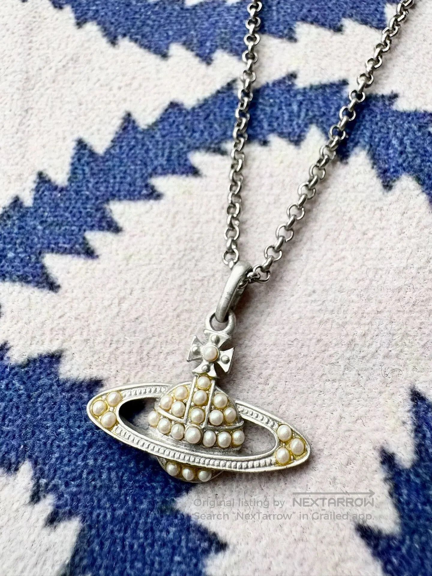 Vivienne Westwood Vivienne Westwood Vintage Pearl Orb Necklace. Size ONE SIZE - 1 Thumbnail