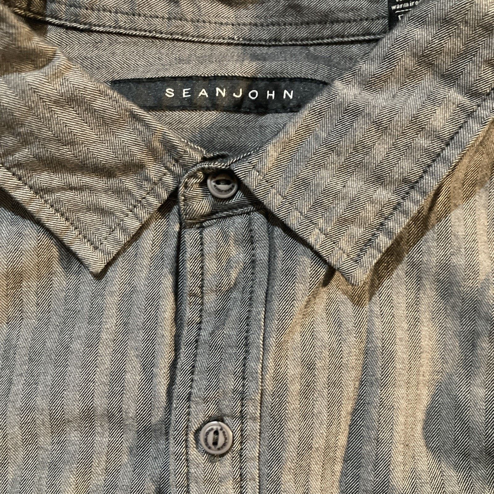 Sean John Sean John Men 2XLT Gray 100% Cotton Long Sleeve Military Size US XXL / EU 58 / 5 - 5 Thumbnail