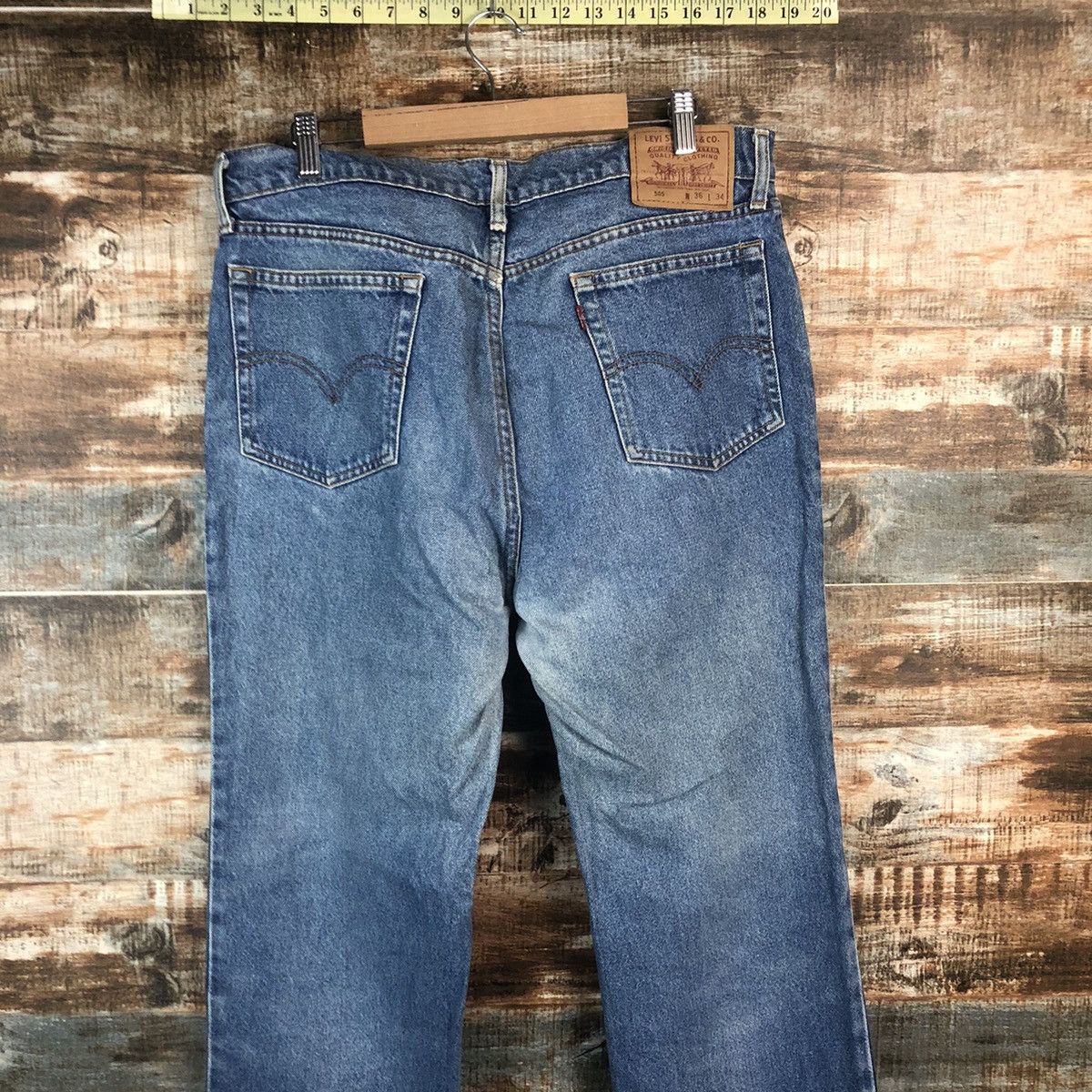 Levi's DL Levis 505 Blue Denim Pants #C302 Size US 36 / EU 52 - 13 Thumbnail