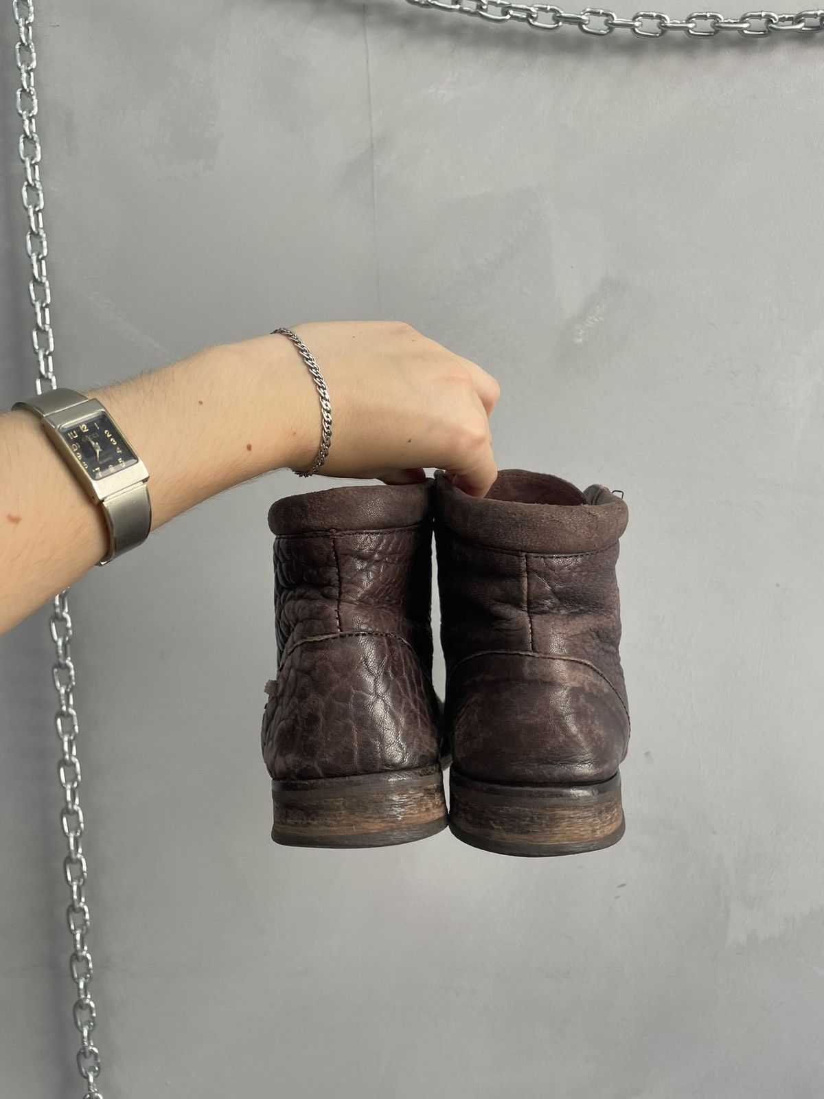 A.S.98 A.S. 98 style leather moto boots 90s guidi style japanese Size US 7.5 / EU 40-41 - 6 Thumbnail
