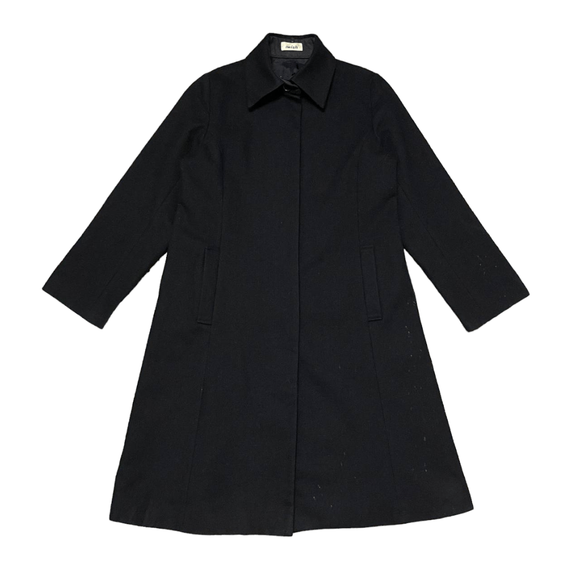 image of Archive I Wish Y's Bis Yohji Yamamoto Wool Long Coat in Black, Women's (Size Small)
