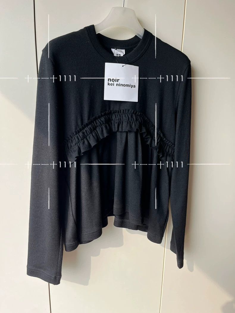 Comme des Garcons Comme Des Garcons Ninomiya Kiki Ruffle Knit Sweater Size XS / US 0-2 / IT 36-38 - 2 Thumbnail