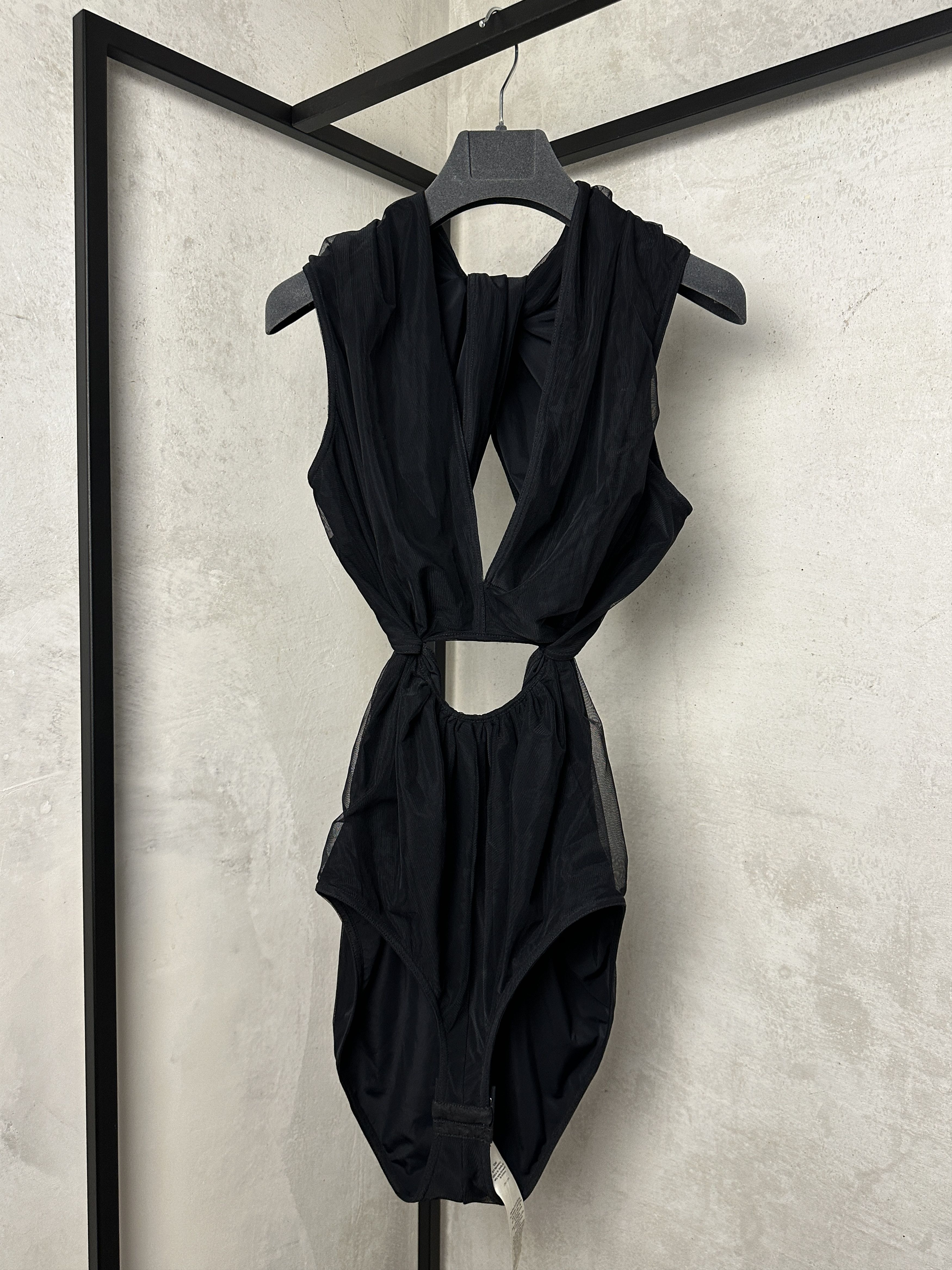 Rick Owens Rick Owens Phlegethon SS21 Glory Bather Black Bodysuit Size M / US 6-8 / IT 42-44 - 2 Thumbnail