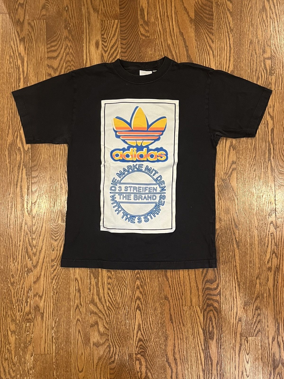 Adidas Adidas Watercolor Logo Graphic Print Short Sleeve T-Shirt Size US S / EU 44-46 / 1 - 1 Thumbnail