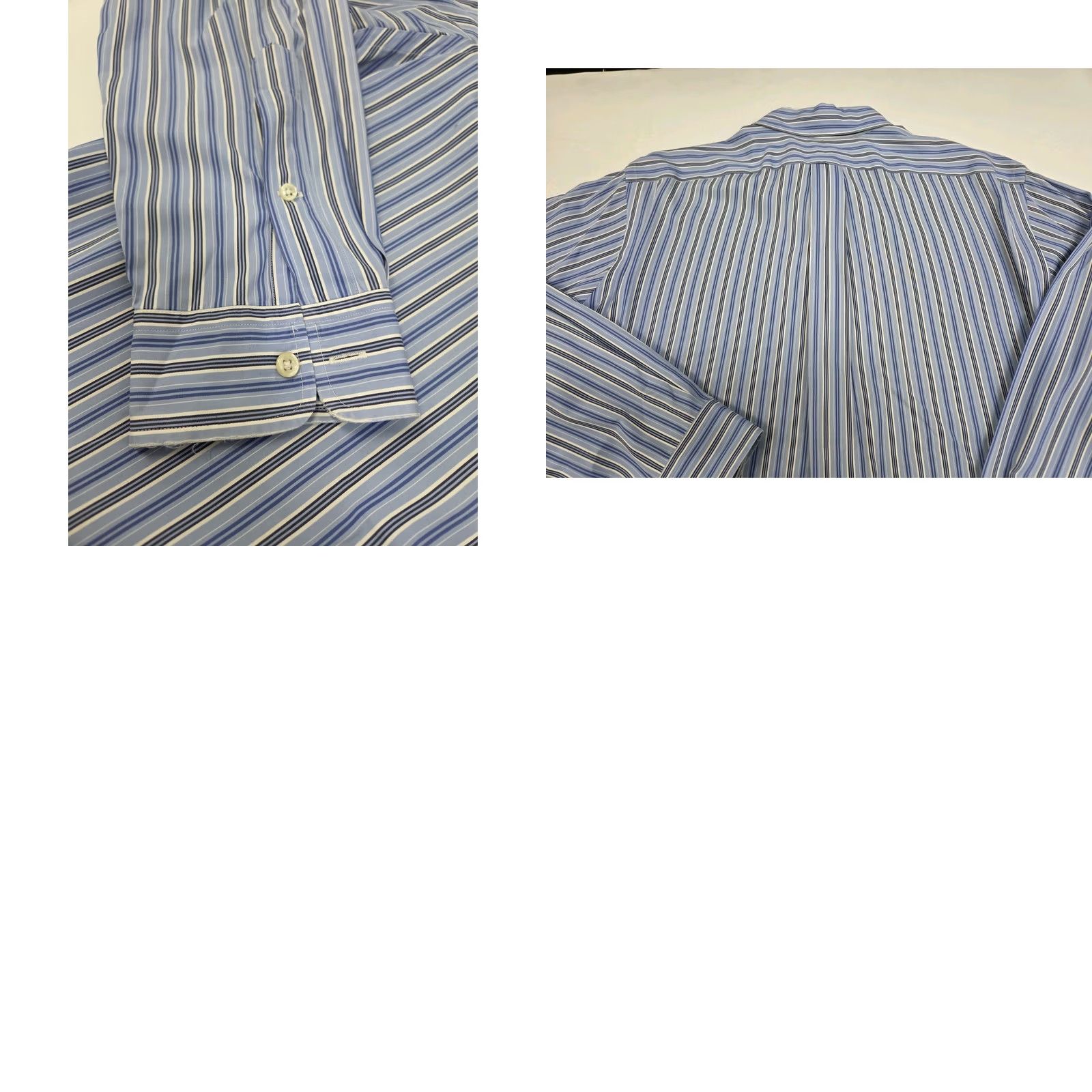 Ralph Lauren Ralph Lauren Classic Fit Long Sleeve Blue Striped Shirt Mens Large Size US L / EU 52-54 / 3 - 8 Thumbnail