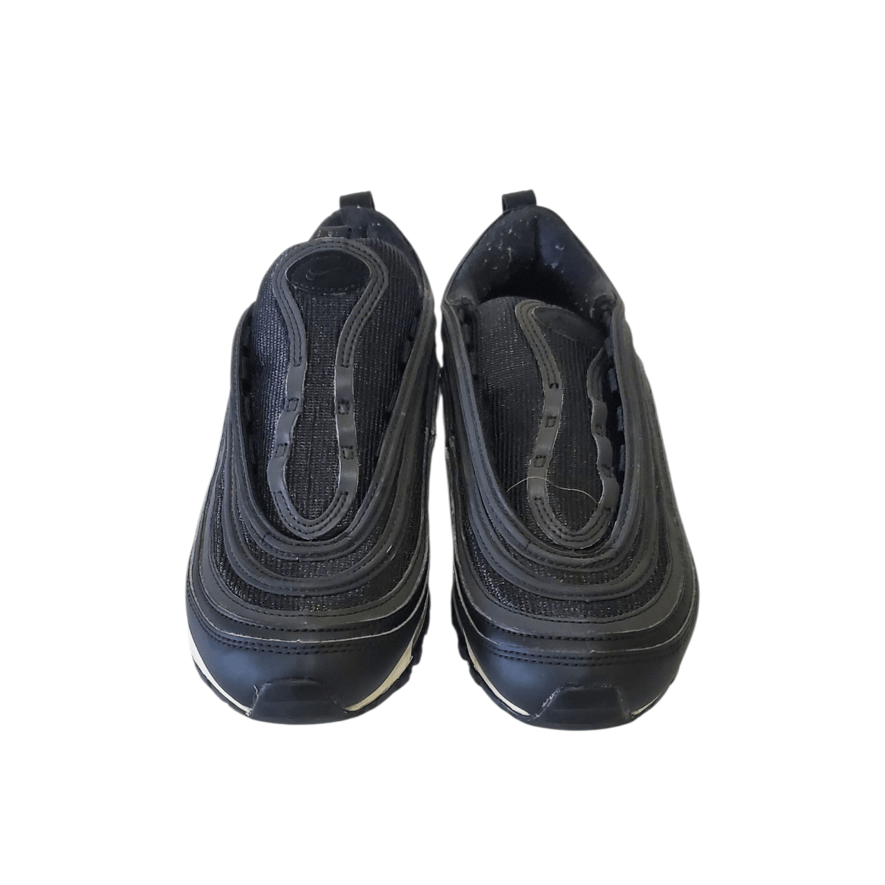 Nike Nike Air Max 97 Black/White Shoes (Womens) *NO LACES* Size US 6 / IT 36 - 2 Thumbnail