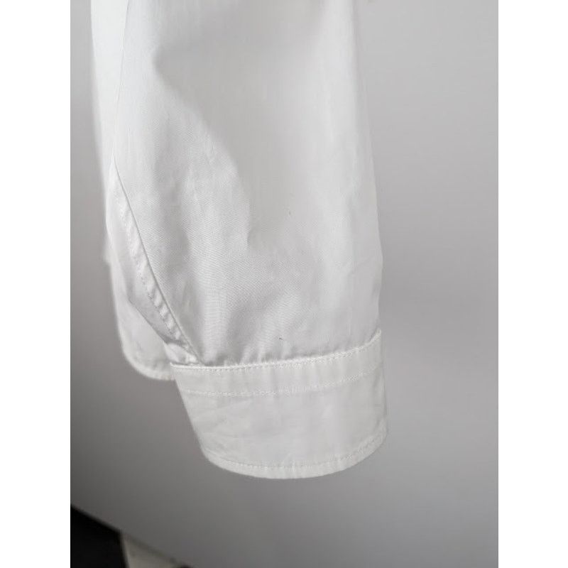 Bottega Veneta o1rshd1 Compact Cotton Poplin Shirt in White Size US L / EU 52-54 / 3 - 11 Thumbnail