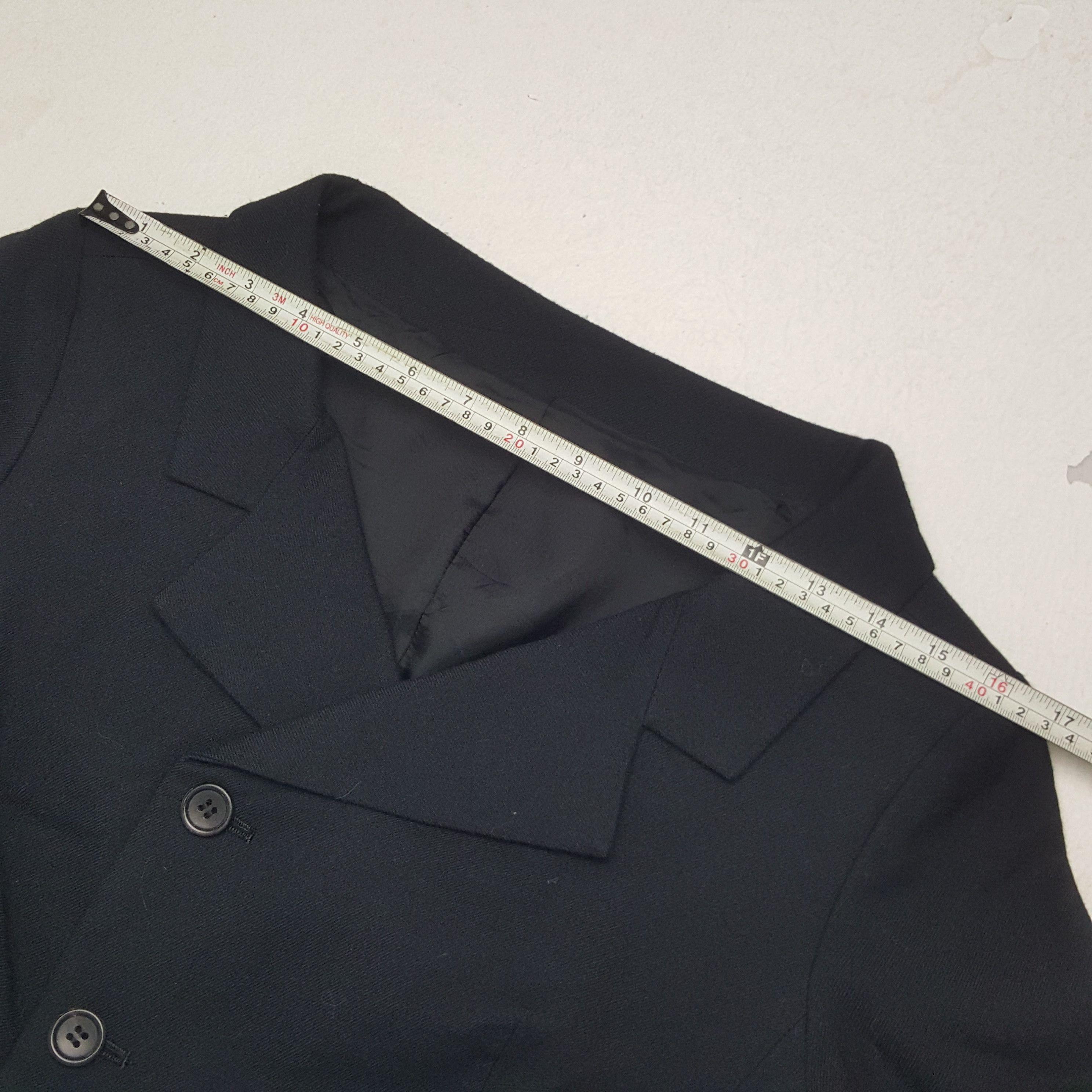 Japanese Brand × Vintage × Yohji Yamamoto Vintage Yohji Yamamoto x Noir Japanese Designer Jacket Size US XS / EU 42 / 0 - 4 Thumbnail