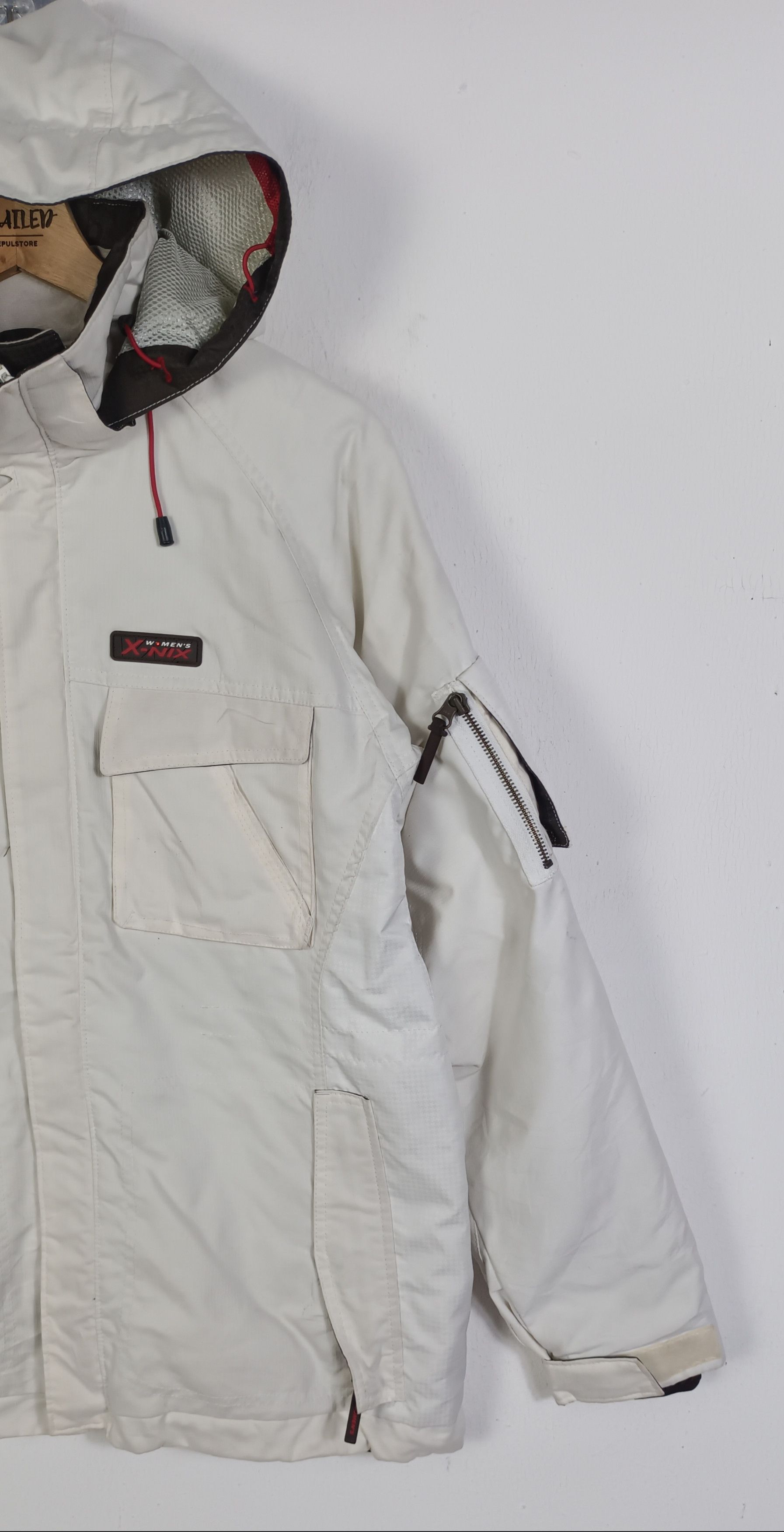 Japanese Brand Vintage 🔥 X-NIX Womens Multi Pocket Ski Jacket For Ladies Size L / US 10 / IT 46 - 6 Thumbnail